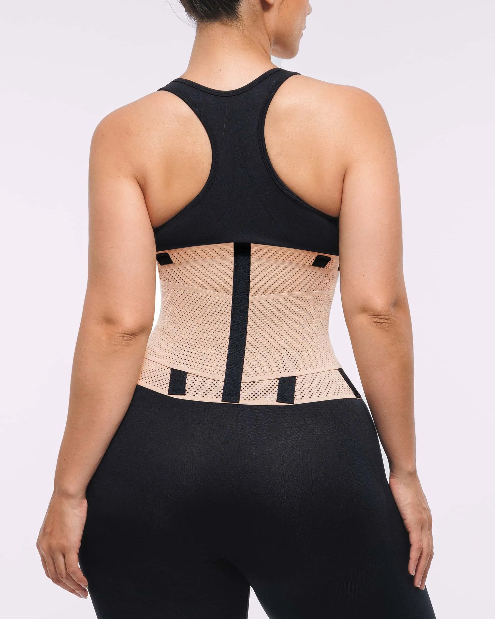 NOXA – Latex Waist Trainer met Drie Banden - LivingCurves Waist Trainer Beige / S