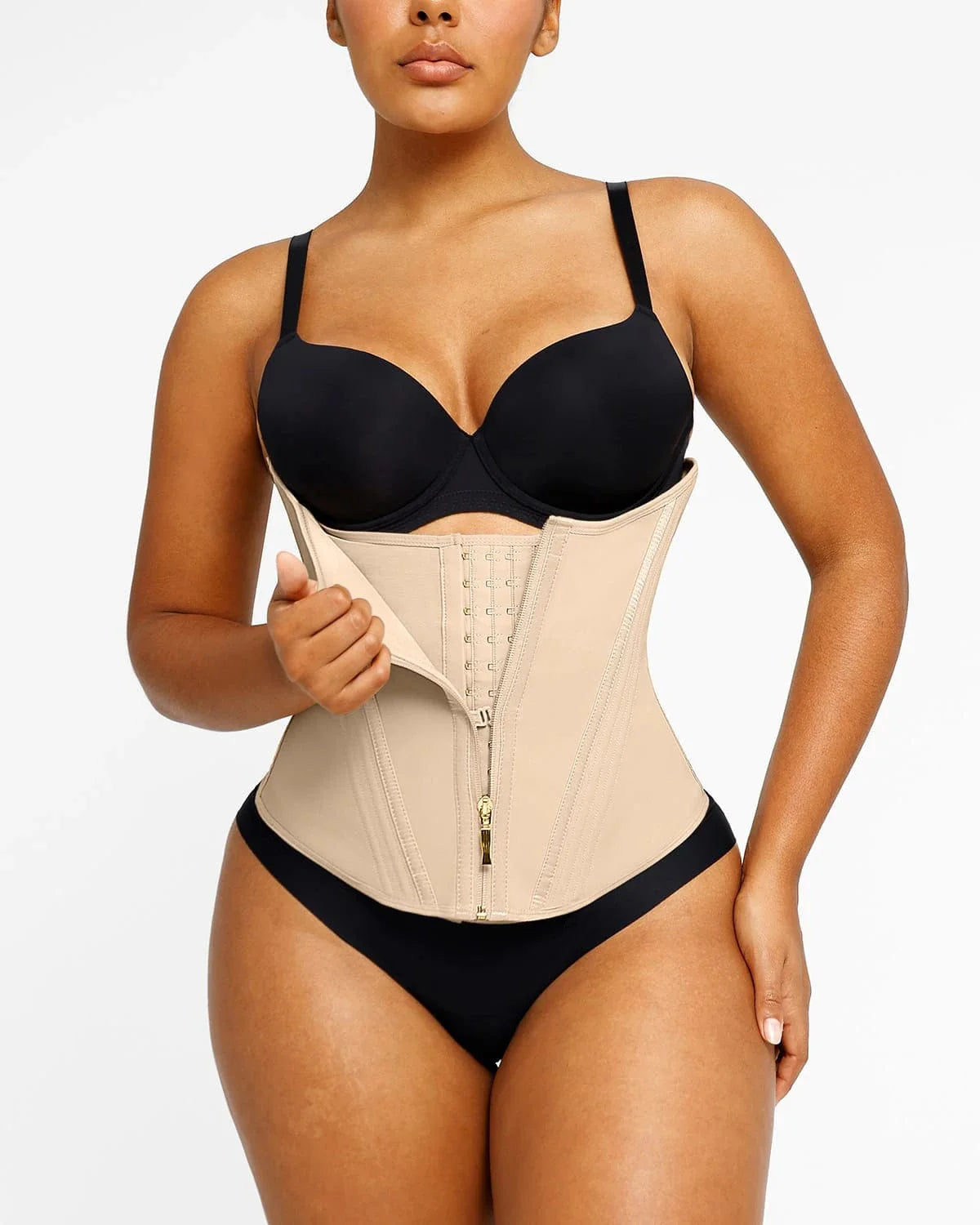 AVA – Latex Waist Trainer - LivingCurves Waist Trainer Zwart / XS