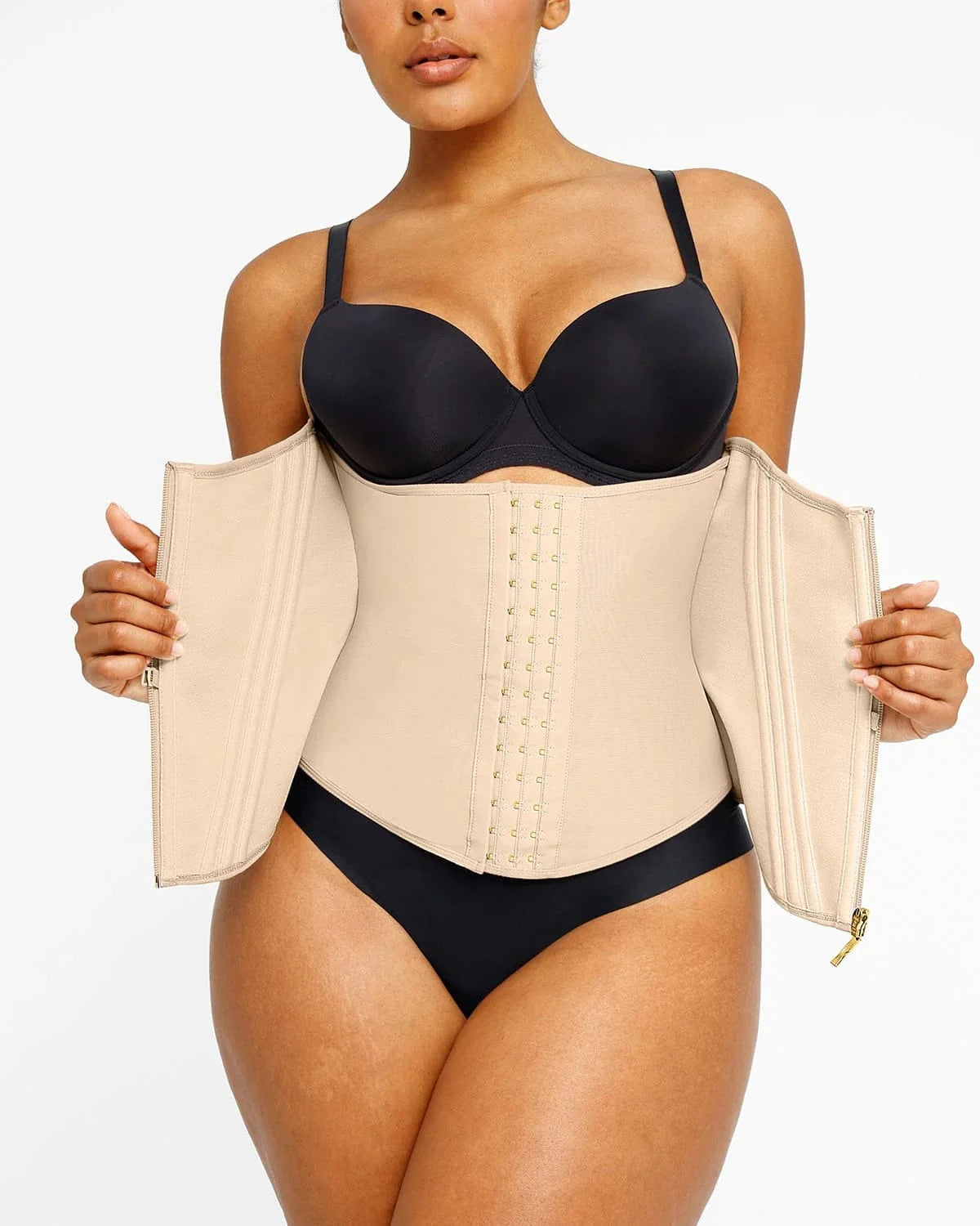 AVA – Latex Waist Trainer - LivingCurves Waist Trainer Zwart / XS