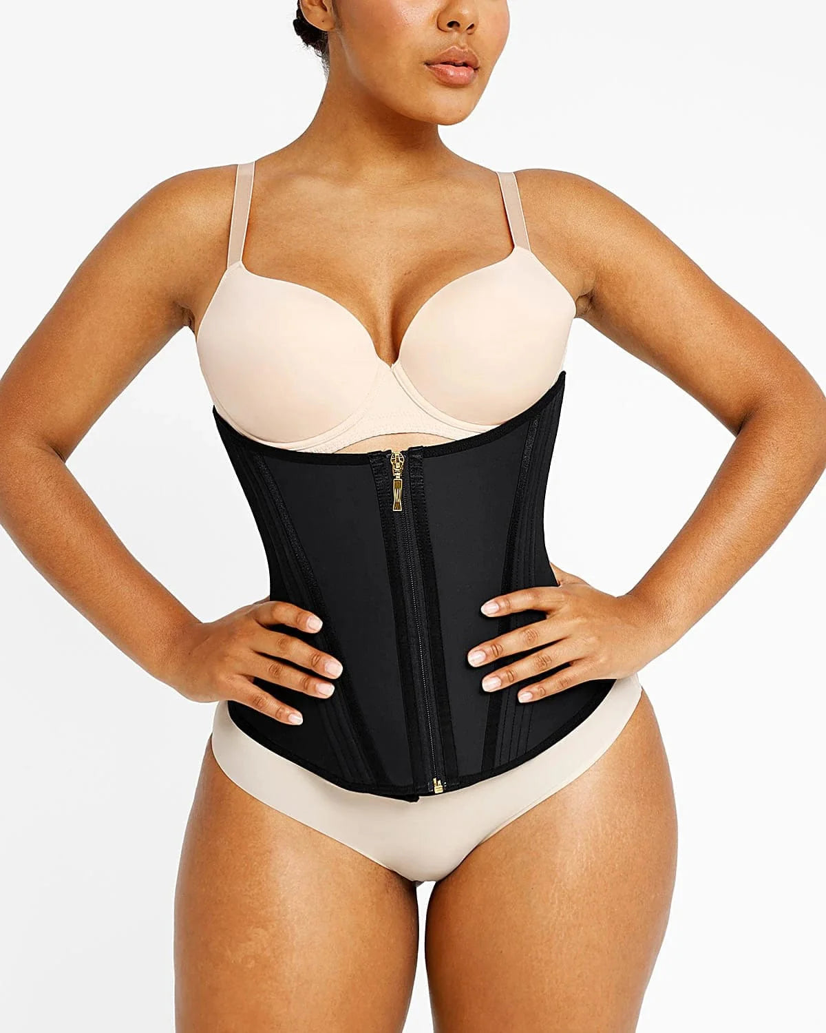 AVA – Latex Waist Trainer - LivingCurves Waist Trainer Zwart / XS