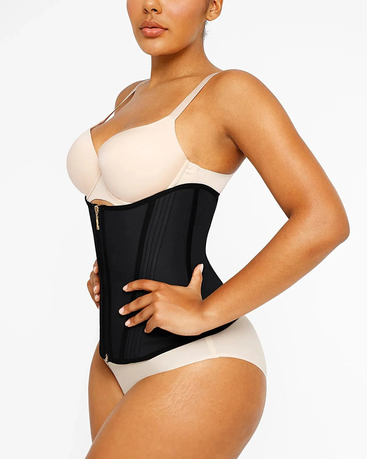 AVA – Latex Waist Trainer - LivingCurves Waist Trainer Zwart / XS
