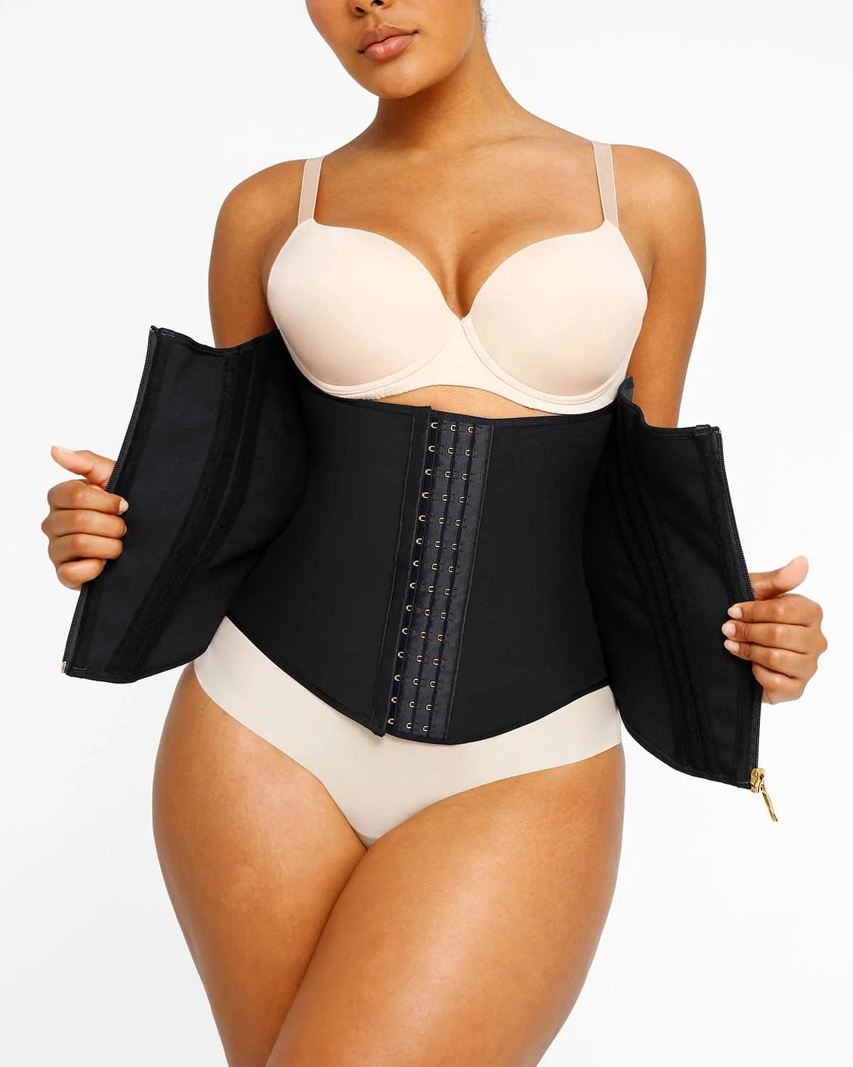 AVA – Latex Waist Trainer - LivingCurves Waist Trainer Zwart / XS