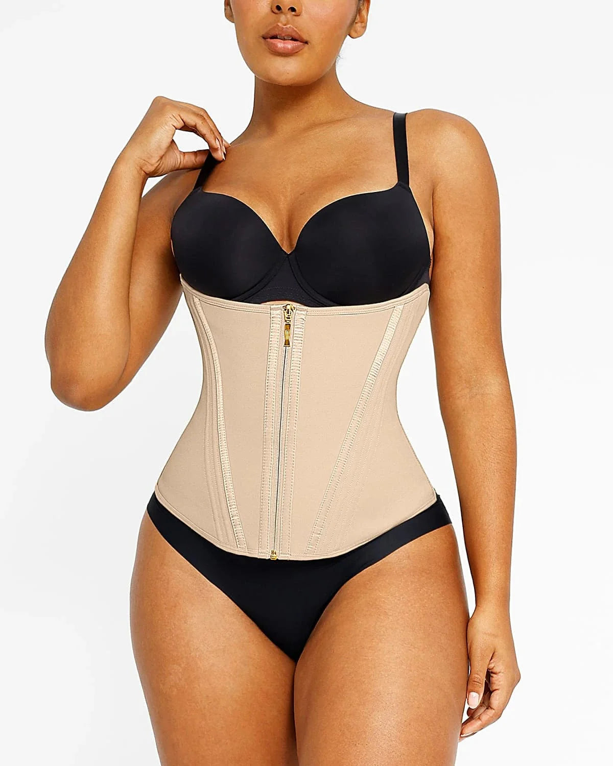 AVA – Latex Waist Trainer - LivingCurves Waist Trainer Zwart / XS