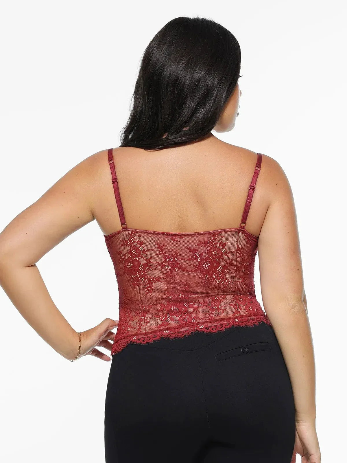 Shapewear Lace Contouring Camisole - LivingCurves Skin / XS