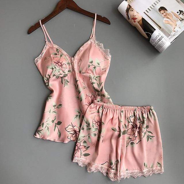 FLORA - Lace Pyjama Set