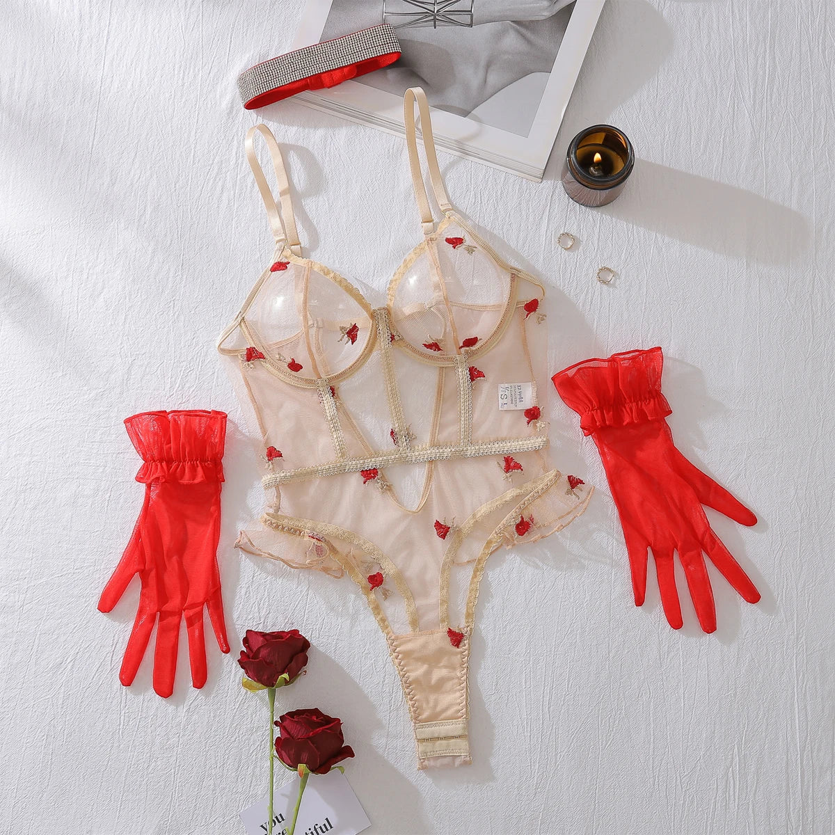 Rosy Bloom Bodysuit