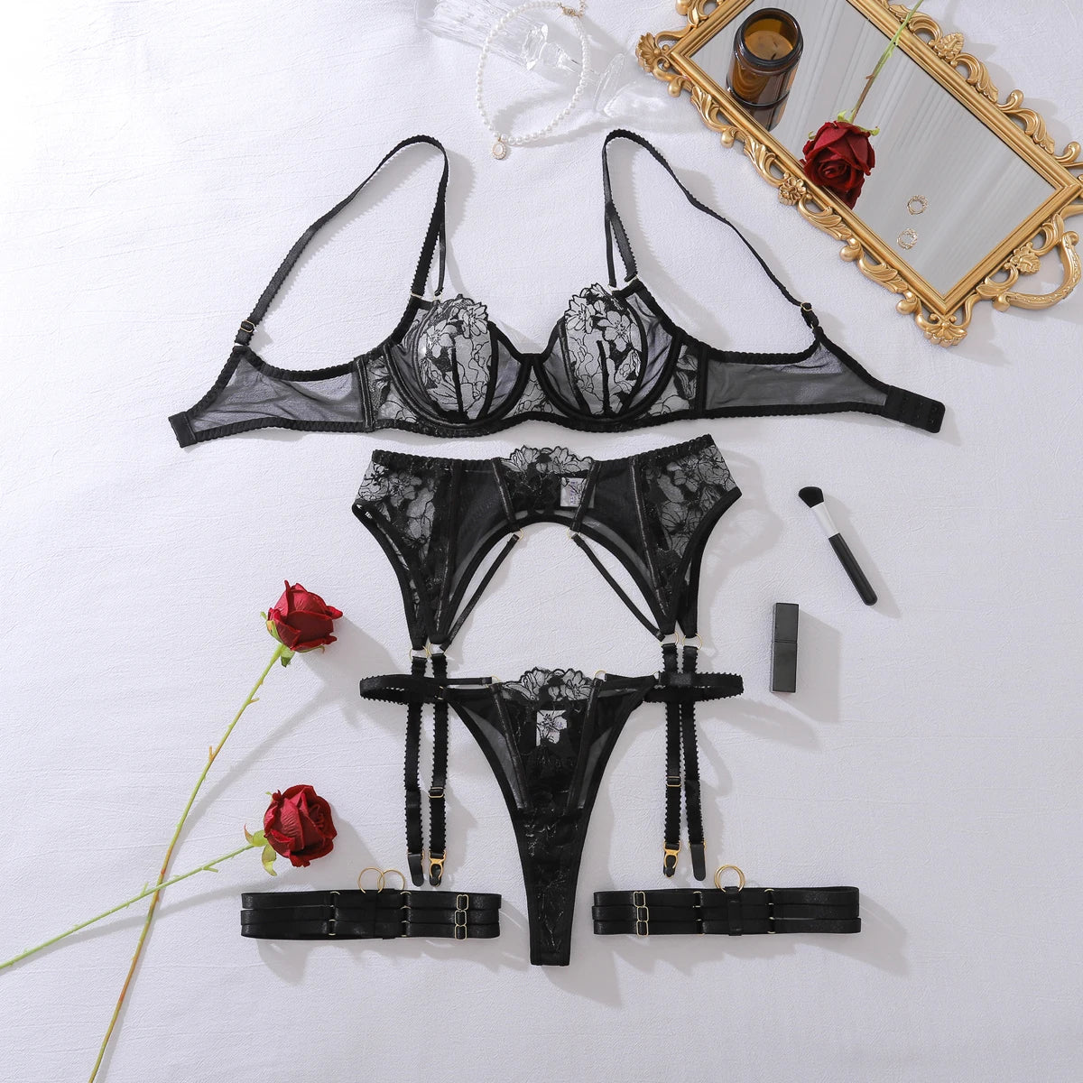 Seductress Lace 3-Piece Set
