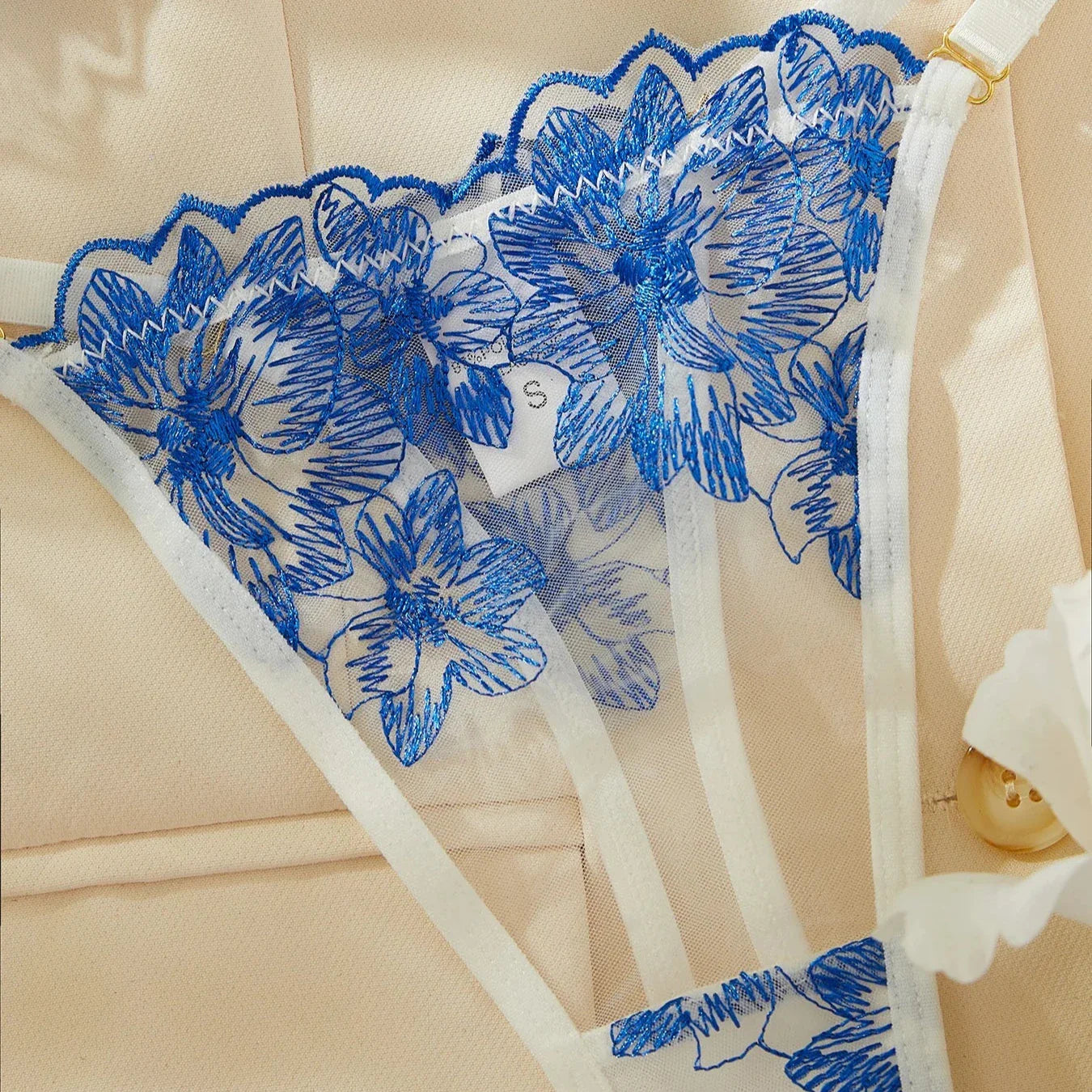 Embroidery Floral Lingerie