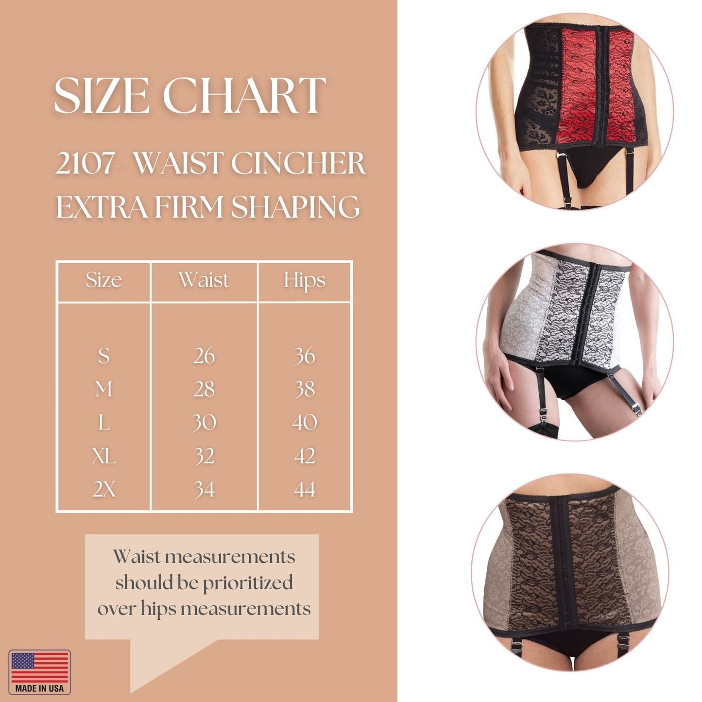 ROXANE | Taille Trainer / Korset met Extra Stevige Correctie