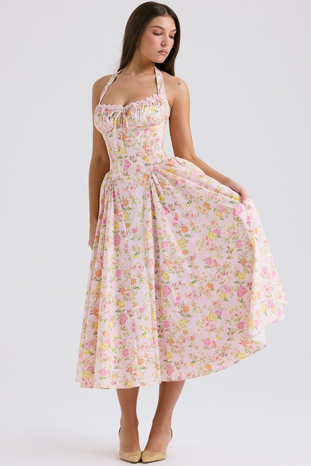 Midi Jurk Dames – Elegante Zomerjurk Aansluitend