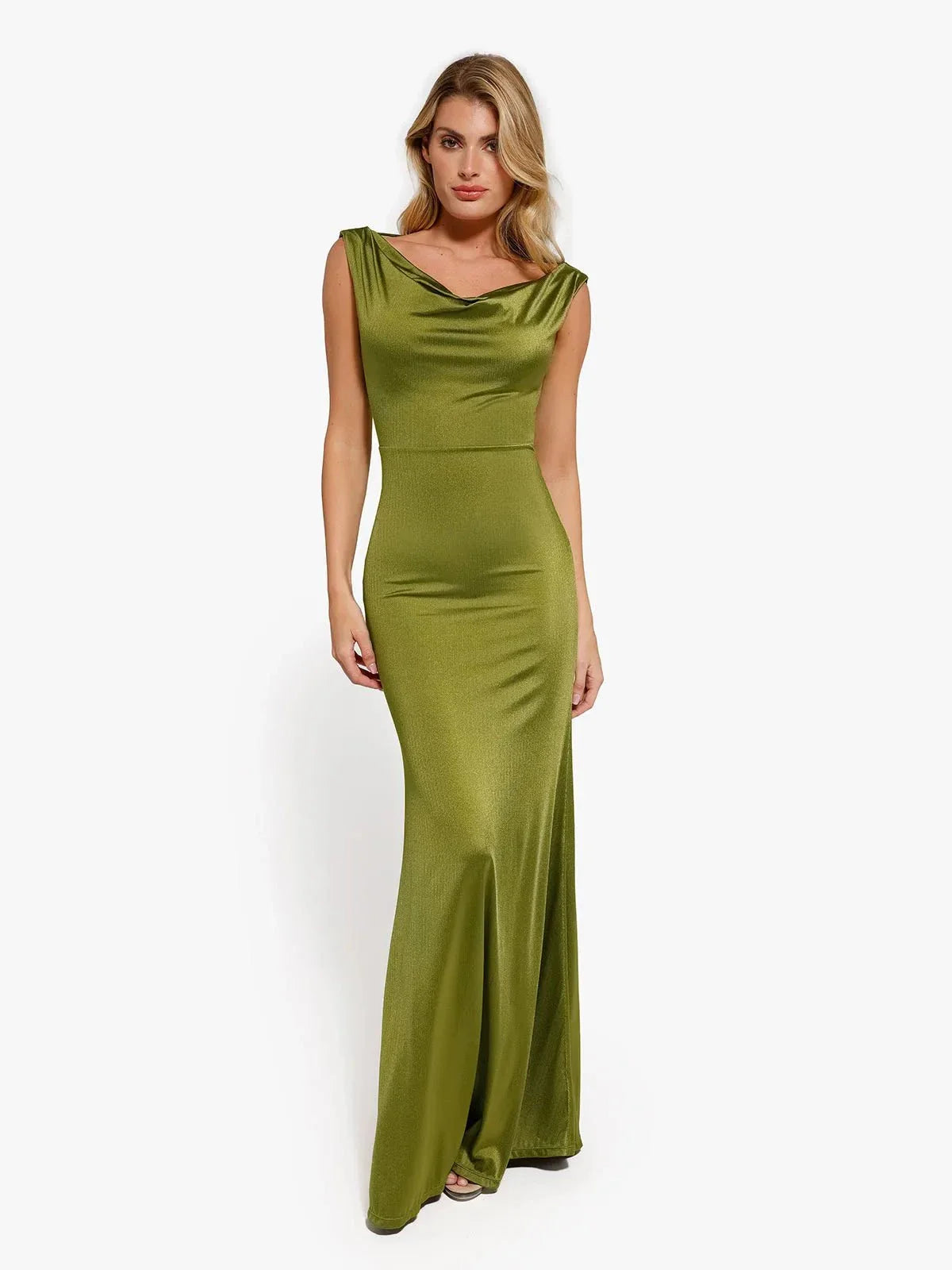 MIRA – Sculpting Mermaid Jurk - LivingCurves Groen / XS