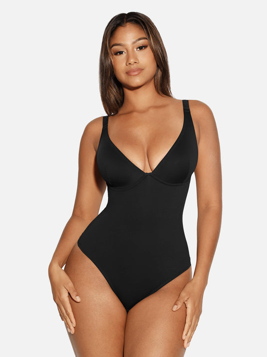 LIVC – V-Neck Tummy Control Shaping Bodysuit | Naadloze Comfort Body met Shaping Effect & Elegante Pasvorm