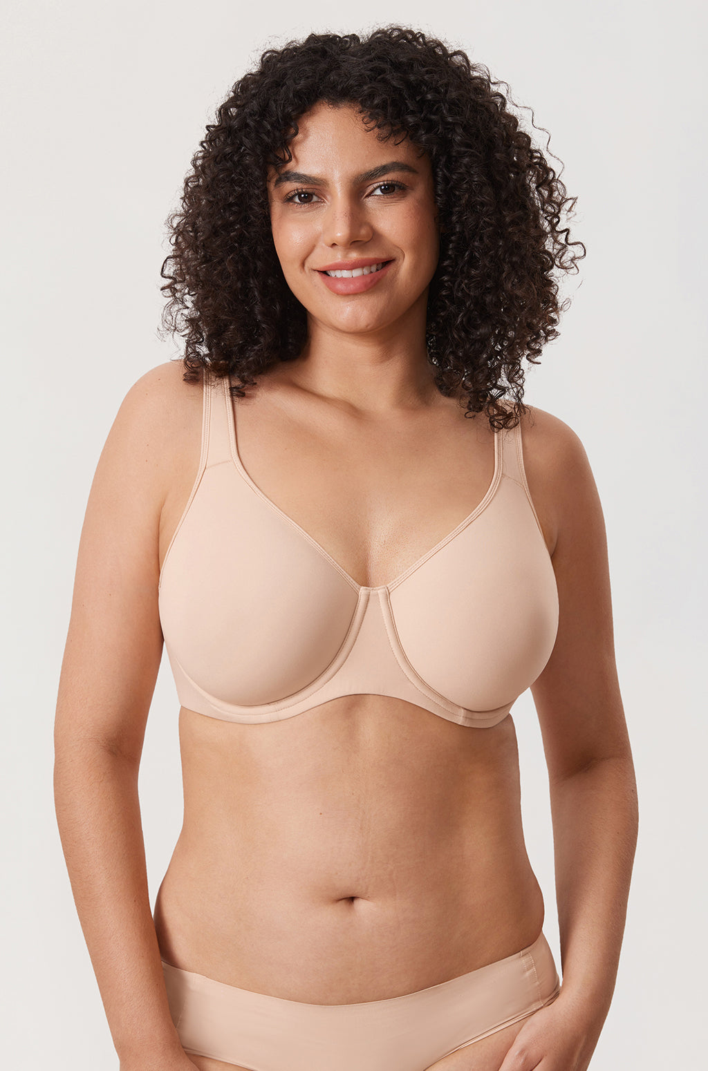 DELIS – Seamless Plus BH Full Coverage - LivingCurves Everyday Bra Beige / 34 / B