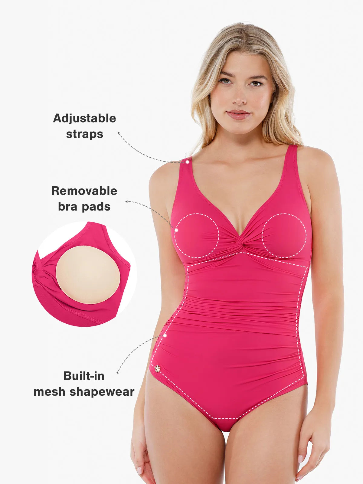 LORÉ – Ruched Mesh Shaping Bodysuit - LivingCurves Tummy Control One Piece Swimwear Leopard / XS