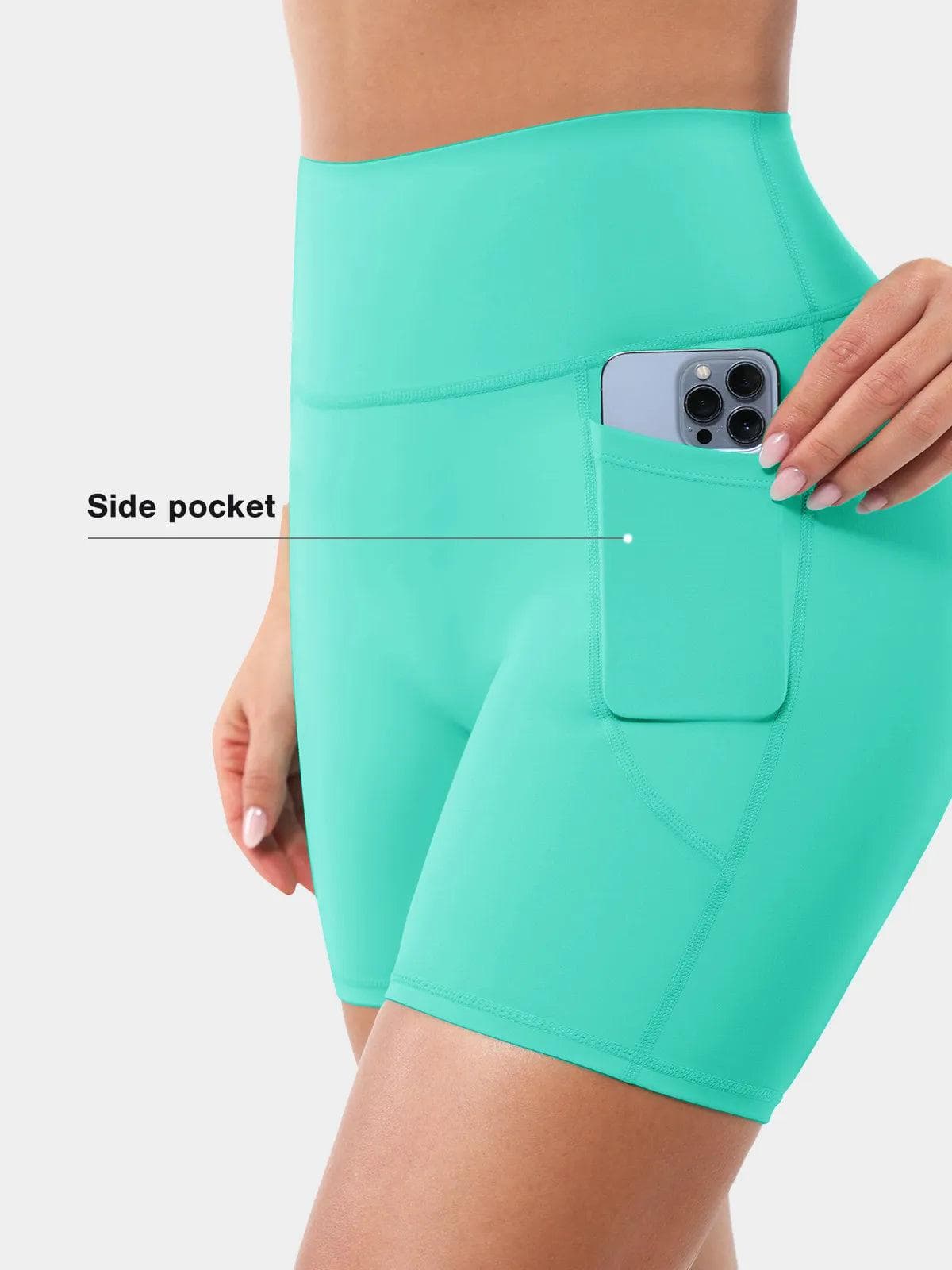 BRXL Cross Strap Sports Bra High-Waisted Shorts Set