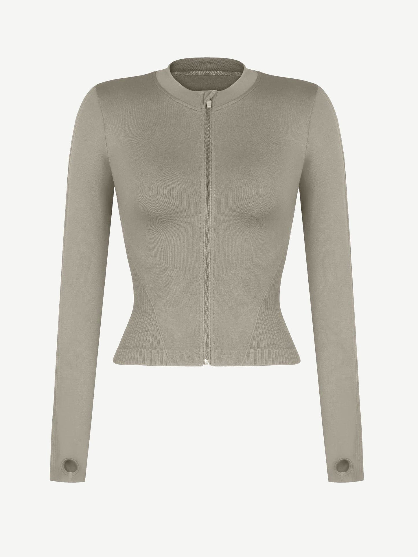 CAIA – Seamless Shaping Top - LivingCurves activewear Dark Brown / S