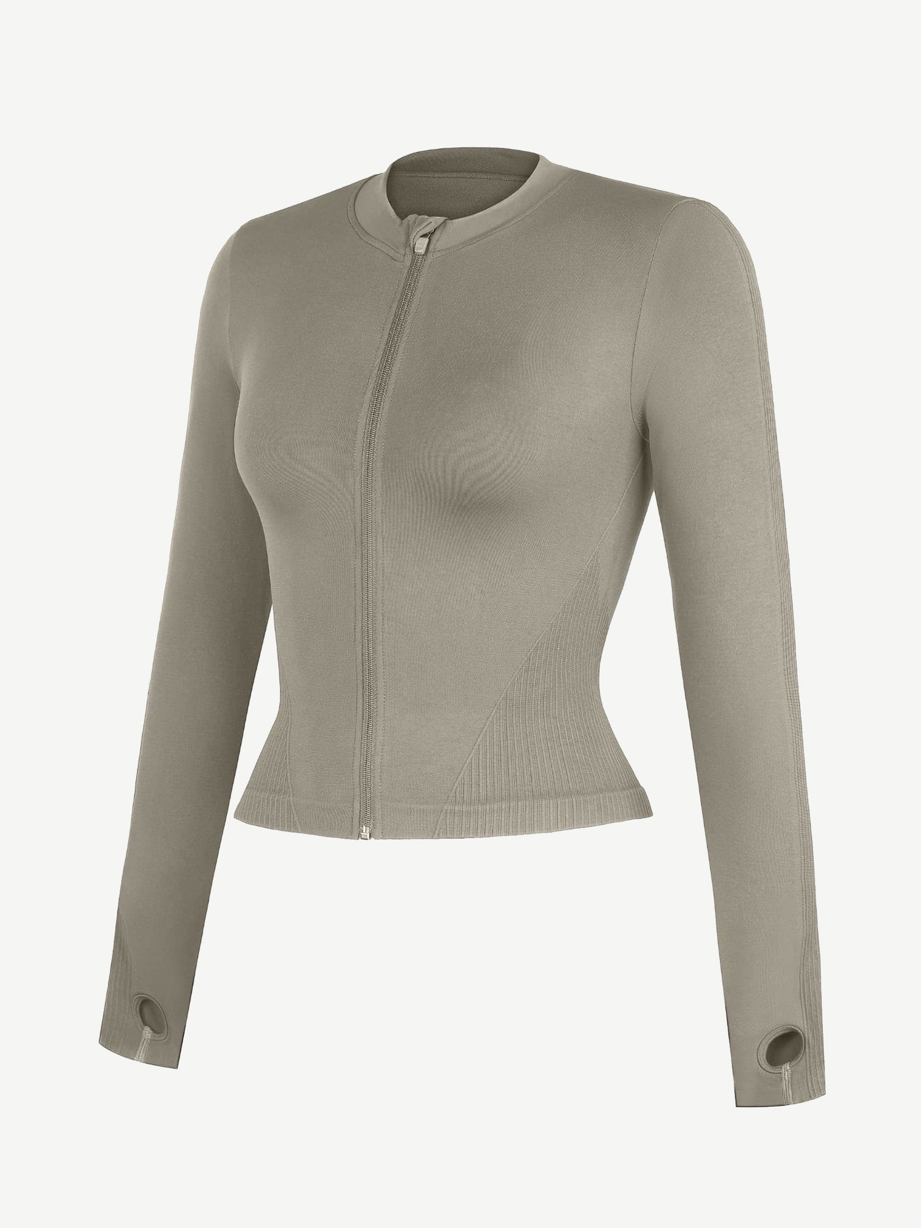 CAIA – Seamless Shaping Top - LivingCurves activewear Dark Brown / S