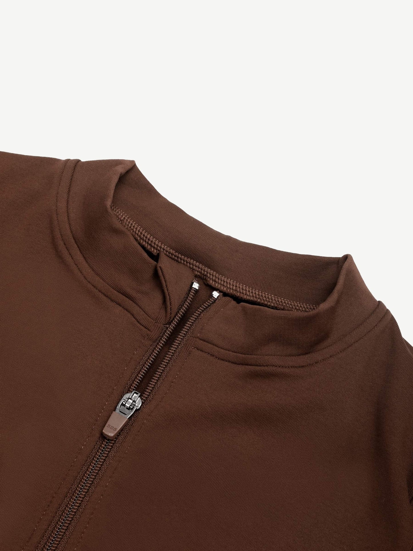 CAIA – Seamless Shaping Top - LivingCurves activewear Dark Brown / S