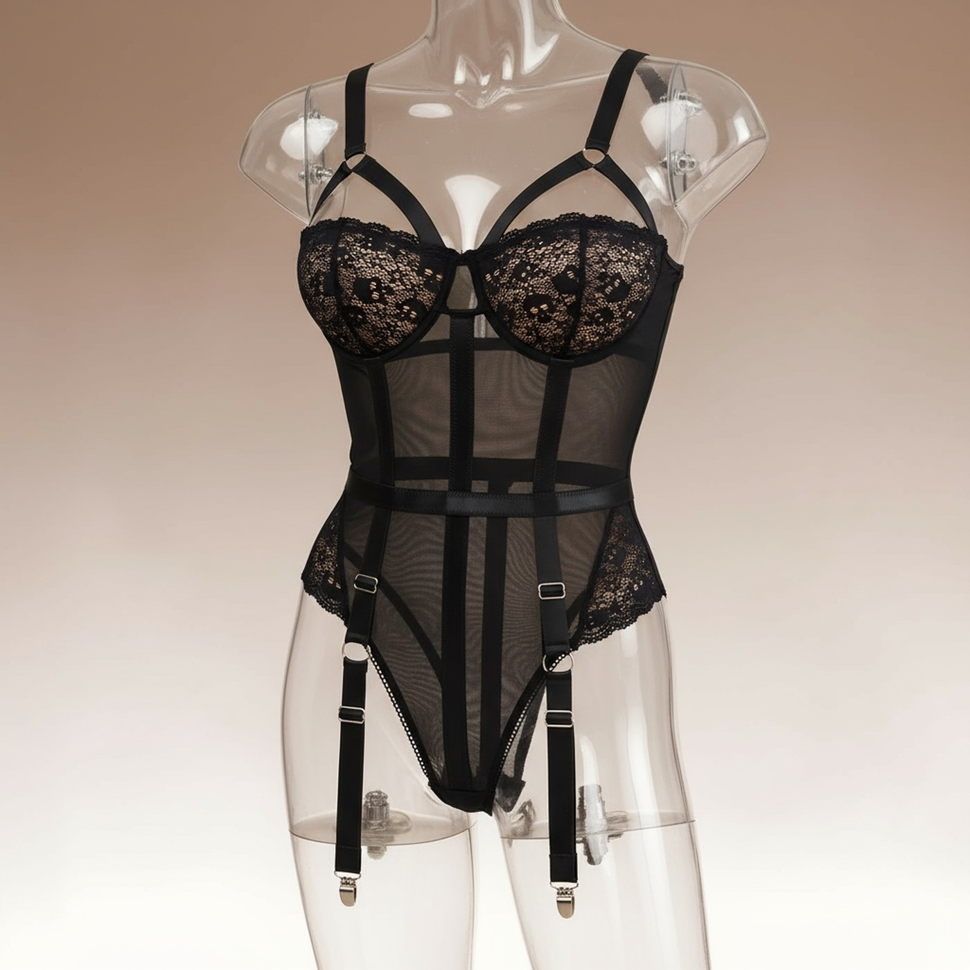 LIVC – Skull Lace Garter