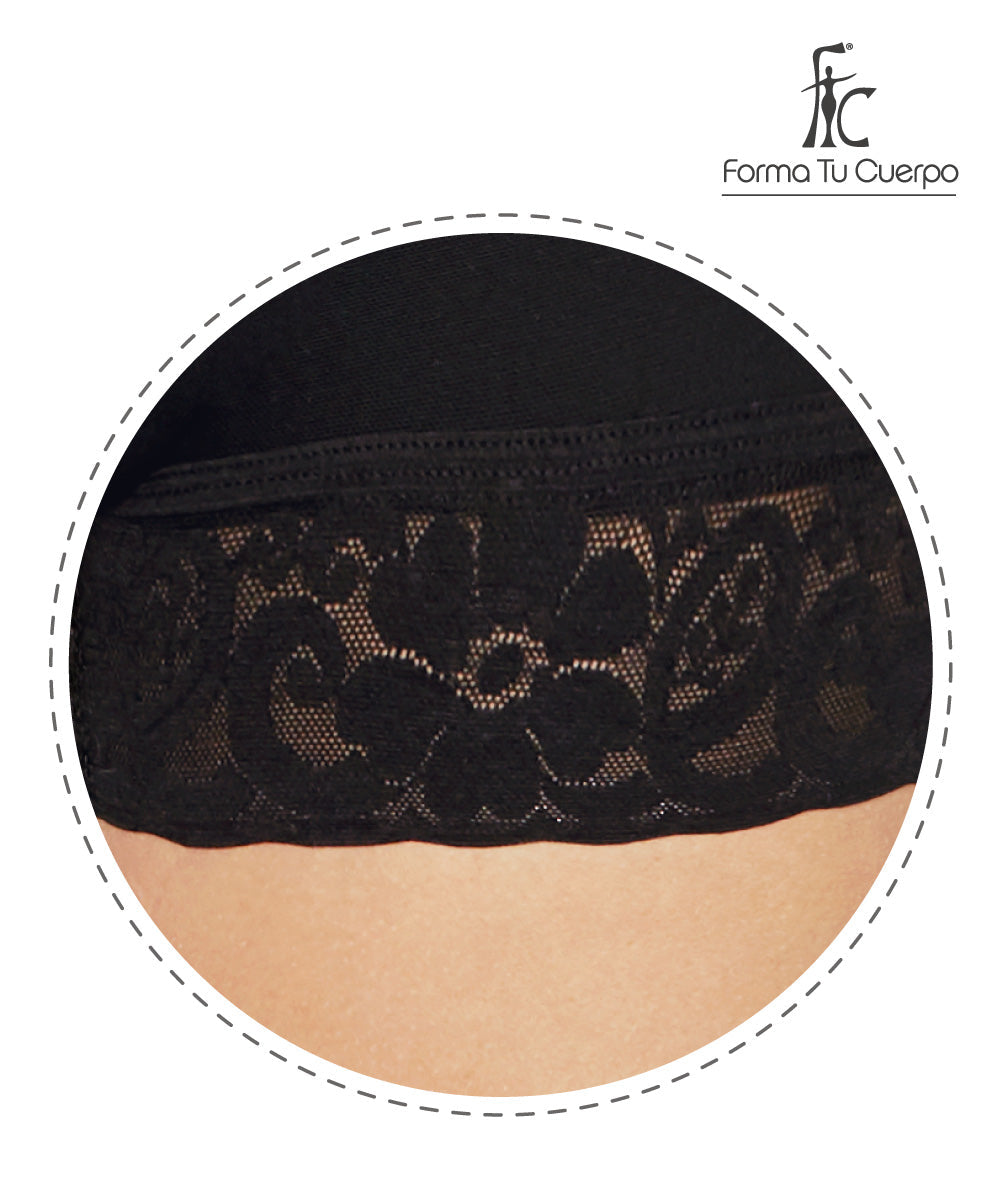 AMARIS – Colombiana Shapewear met Mouwen - LivingCurves Shapewear XL / Black