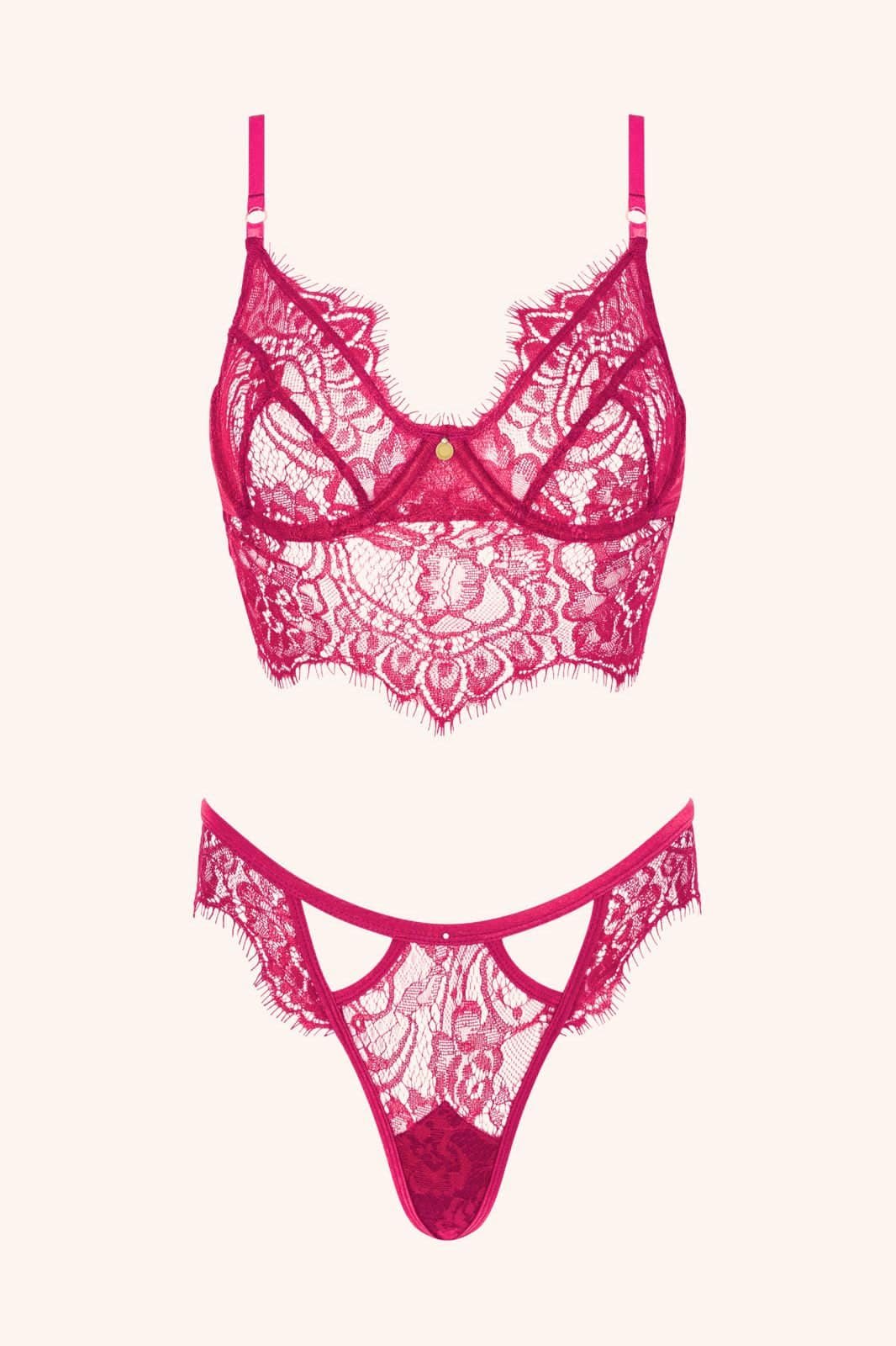 EMELIA – Emerald Green Lace BH