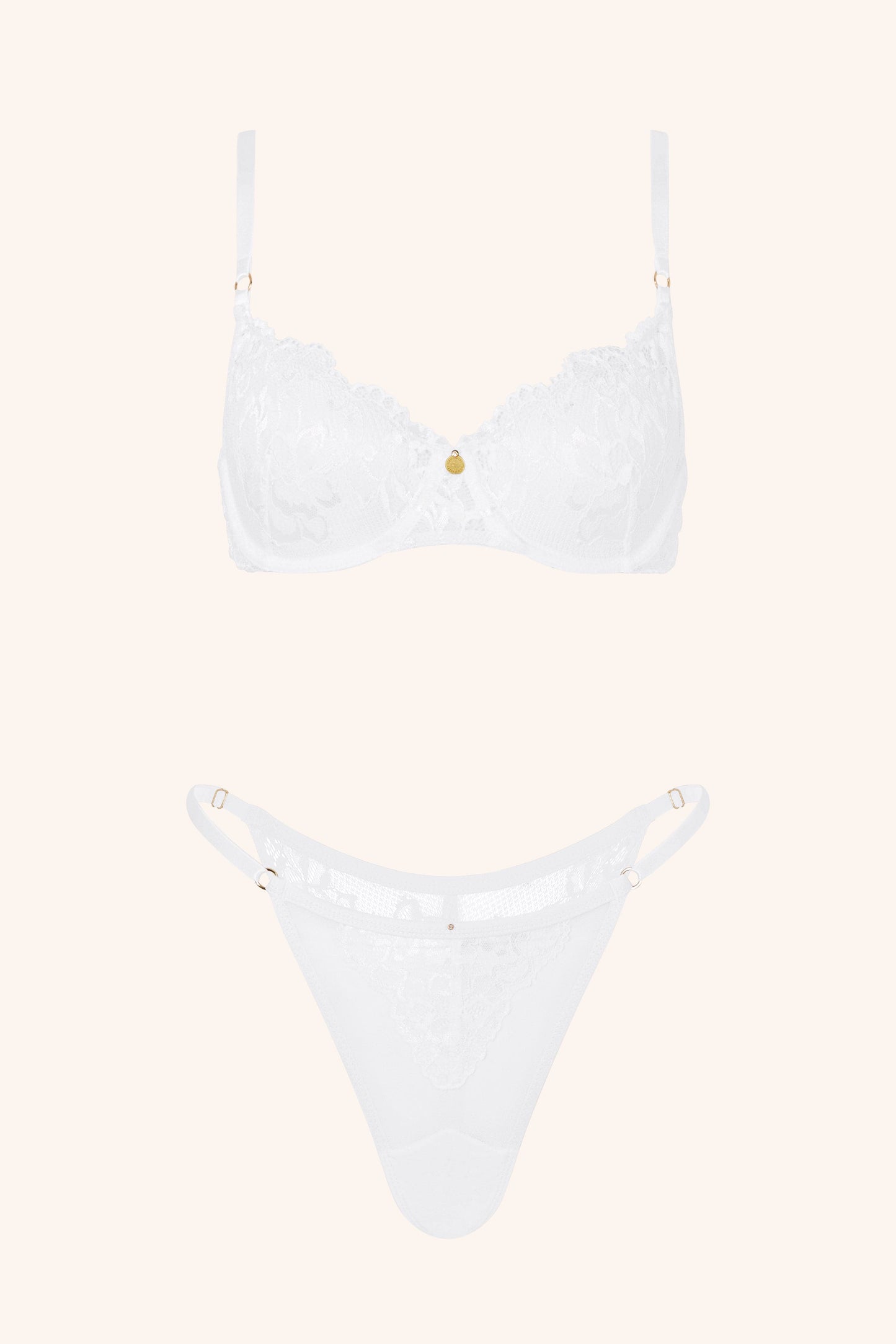 AVIRA – Witte Kant BH uit de Coquette Collectie