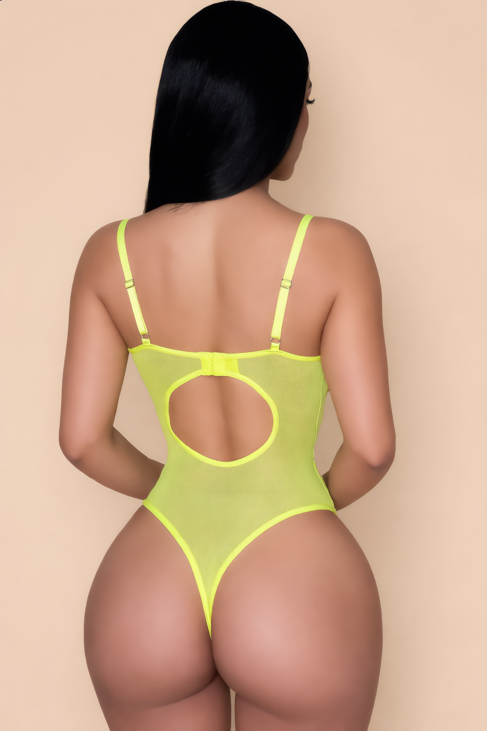 Bodysuit Set Dames – Neongroen 3-Delig Met Rokje En Kousen – Vrouwelijk Silhouet & Comfort