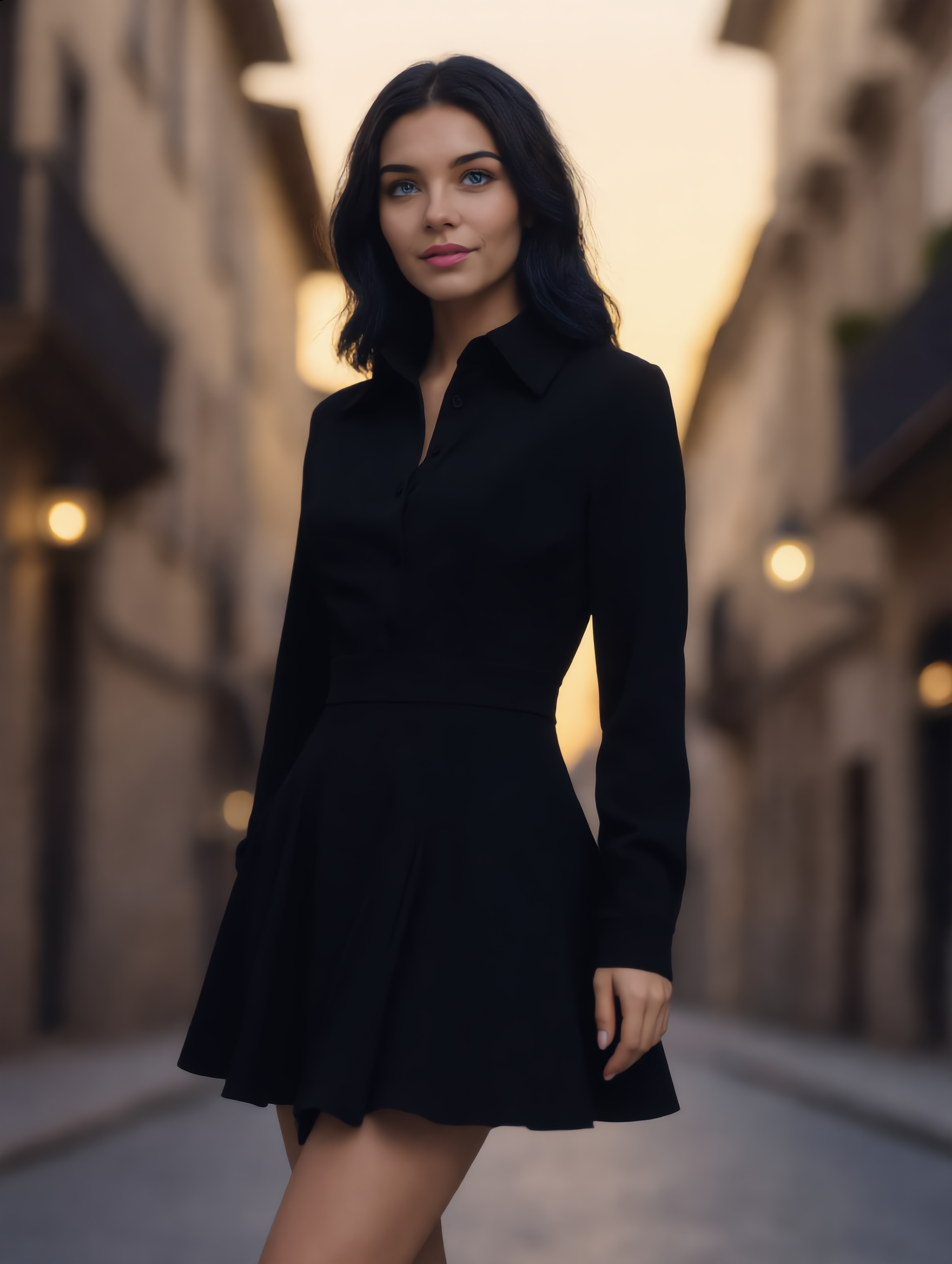 Dames Overhemdjurk | Getailleerd Model | Knoopsluiting