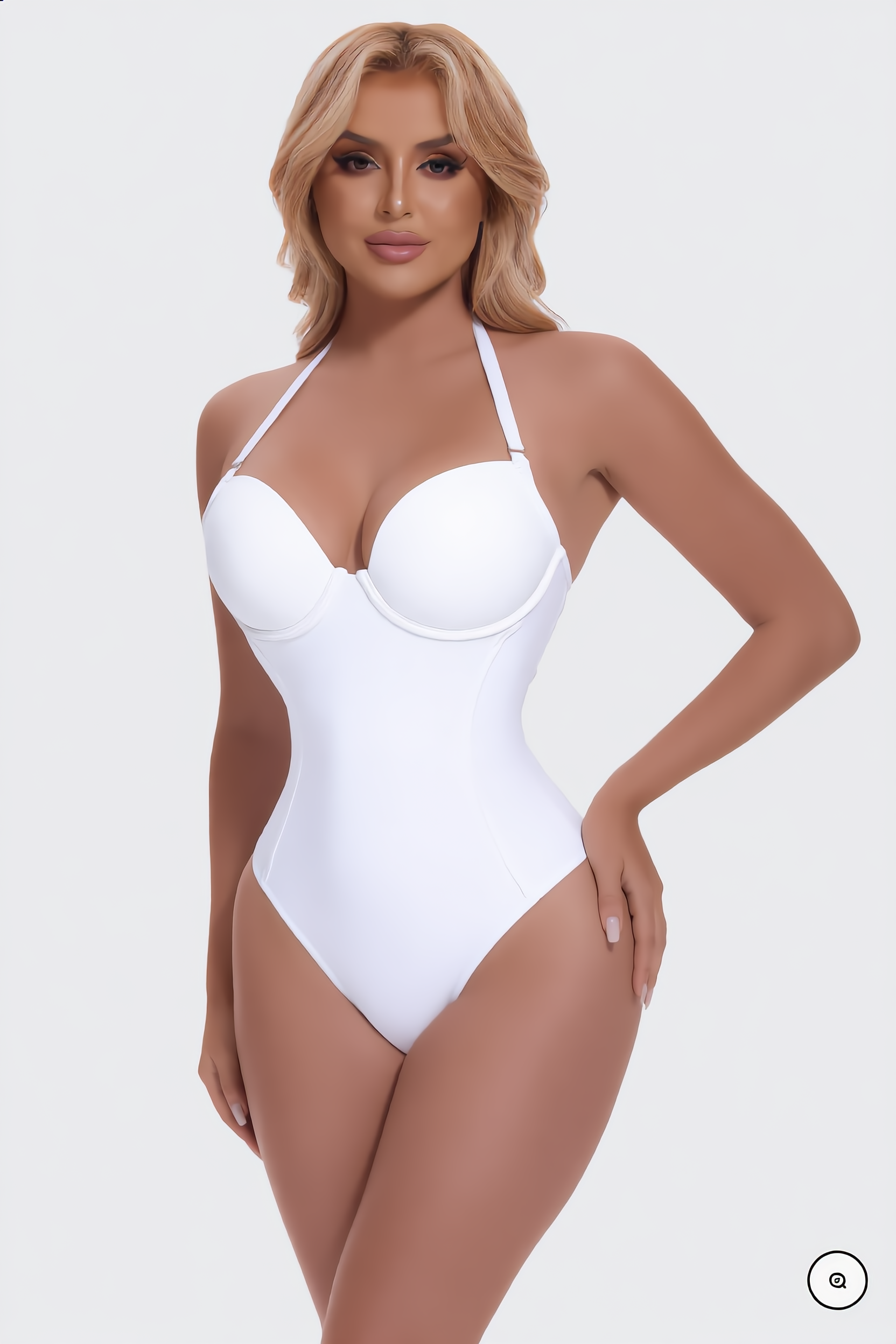 NOIRA – U-Plunge Backless Bodysuit