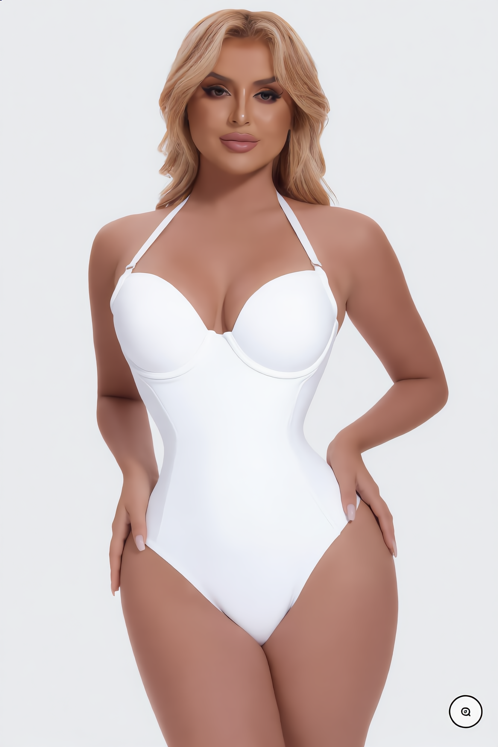 NOIRA – U-Plunge Backless Bodysuit