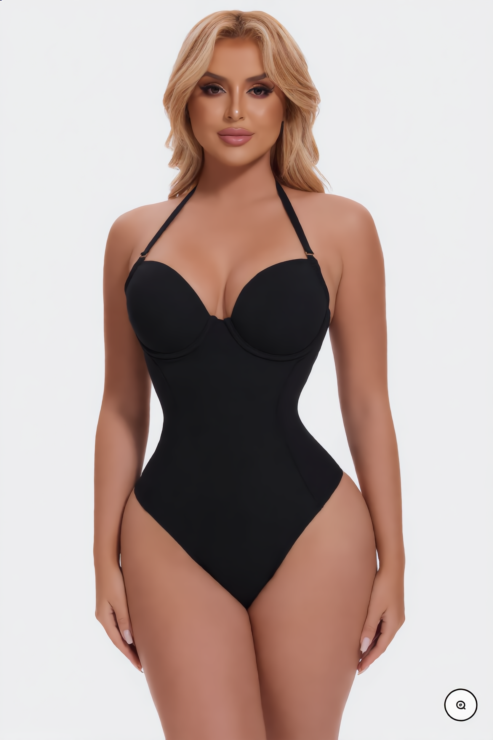 NOIRA – U-Plunge Backless Bodysuit