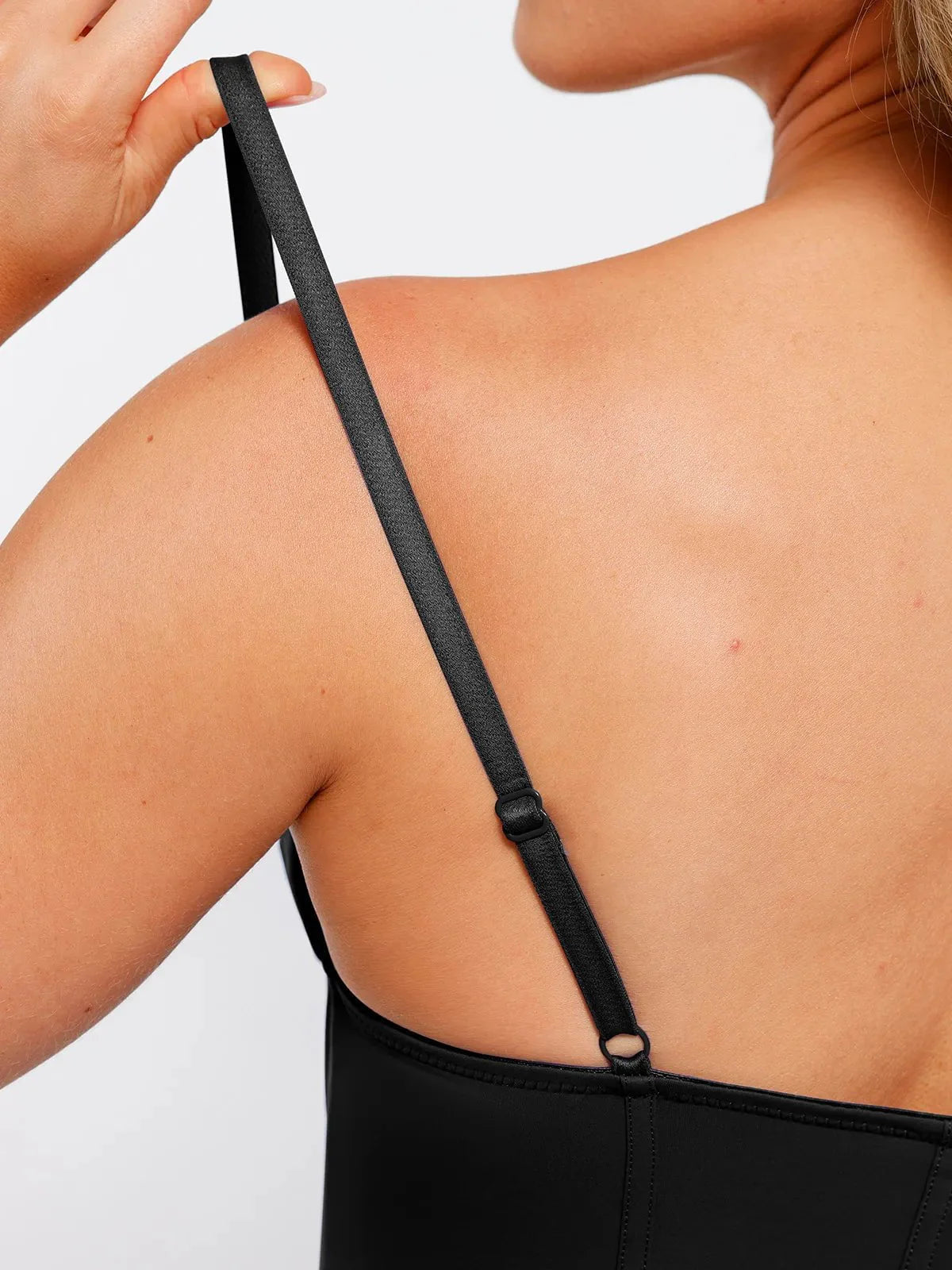 ISABELLE – Corset Bust Draping Bodysuit - LivingCurves Tops Body Shaper Slip Thong Bruin / XS