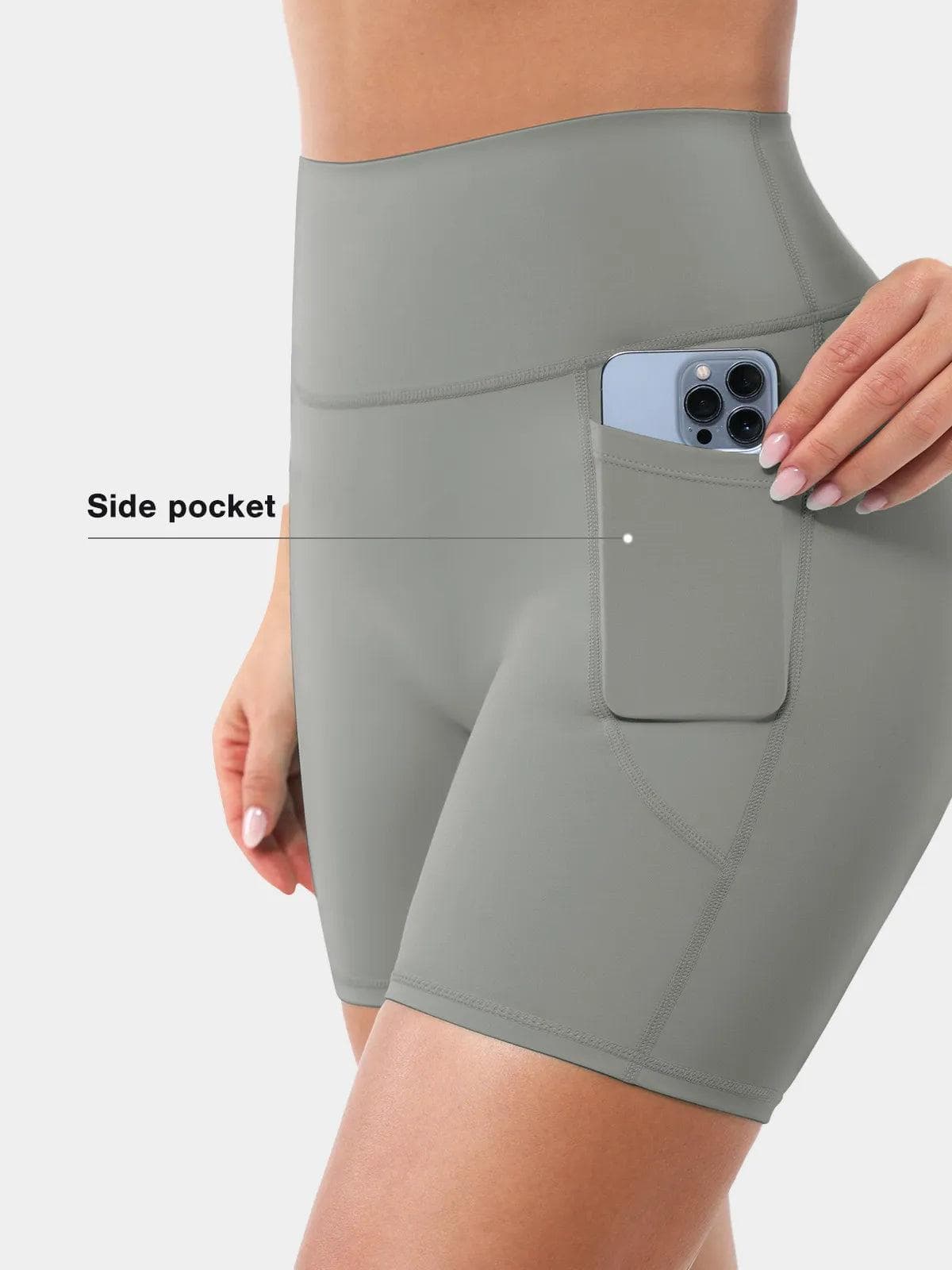 BRXL Cross Strap Sports Bra High-Waisted Shorts Set