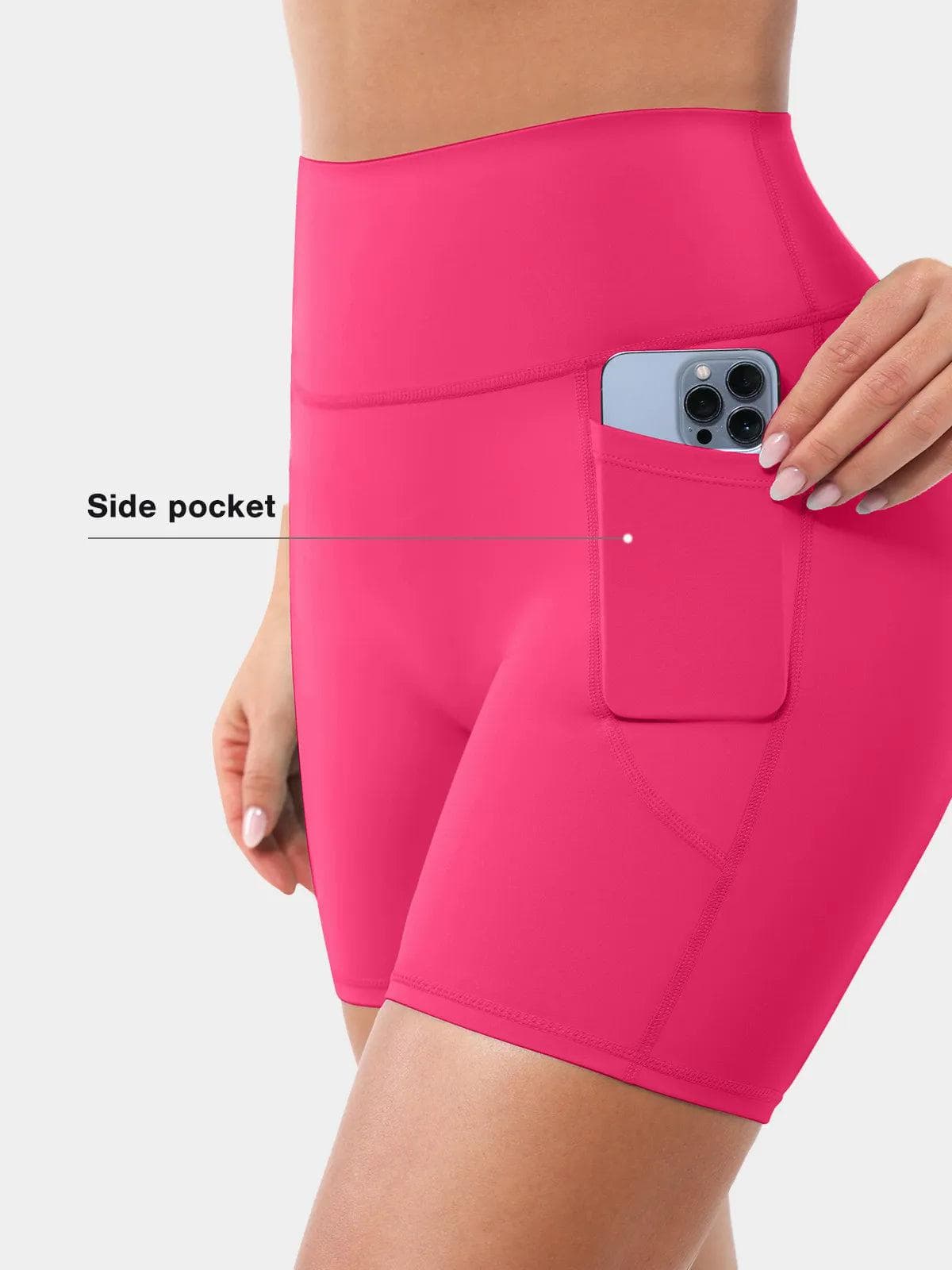 BRXL Cross Strap Sports Bra High-Waisted Shorts Set