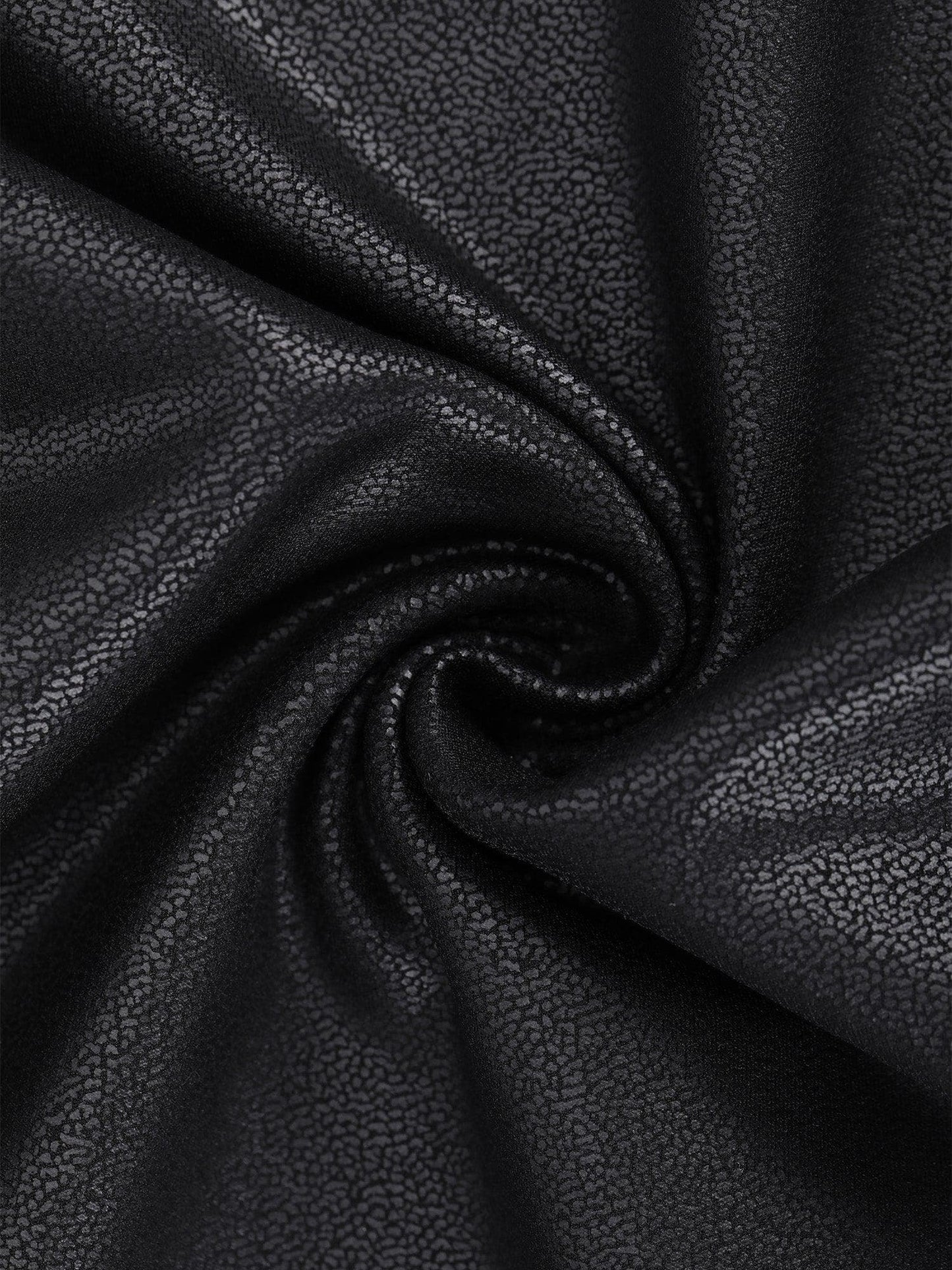 Shapewear Sculpting Faux Leather Front Slit Midi Skirt - LivingCurves Office Working Skirt Black / S
