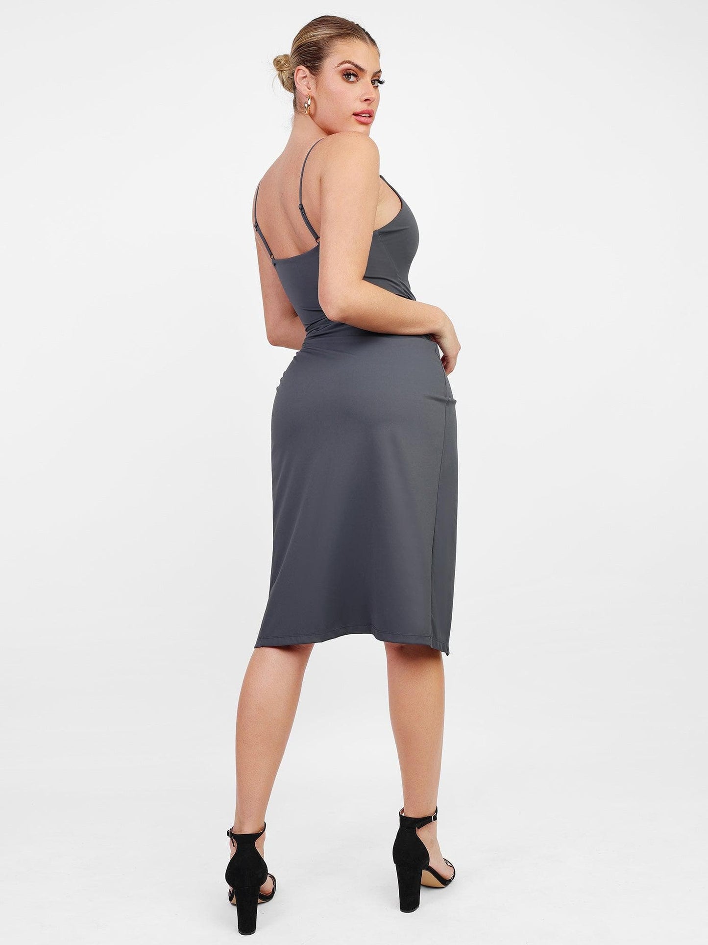 YARA – Shaping Wrap Midi Dress