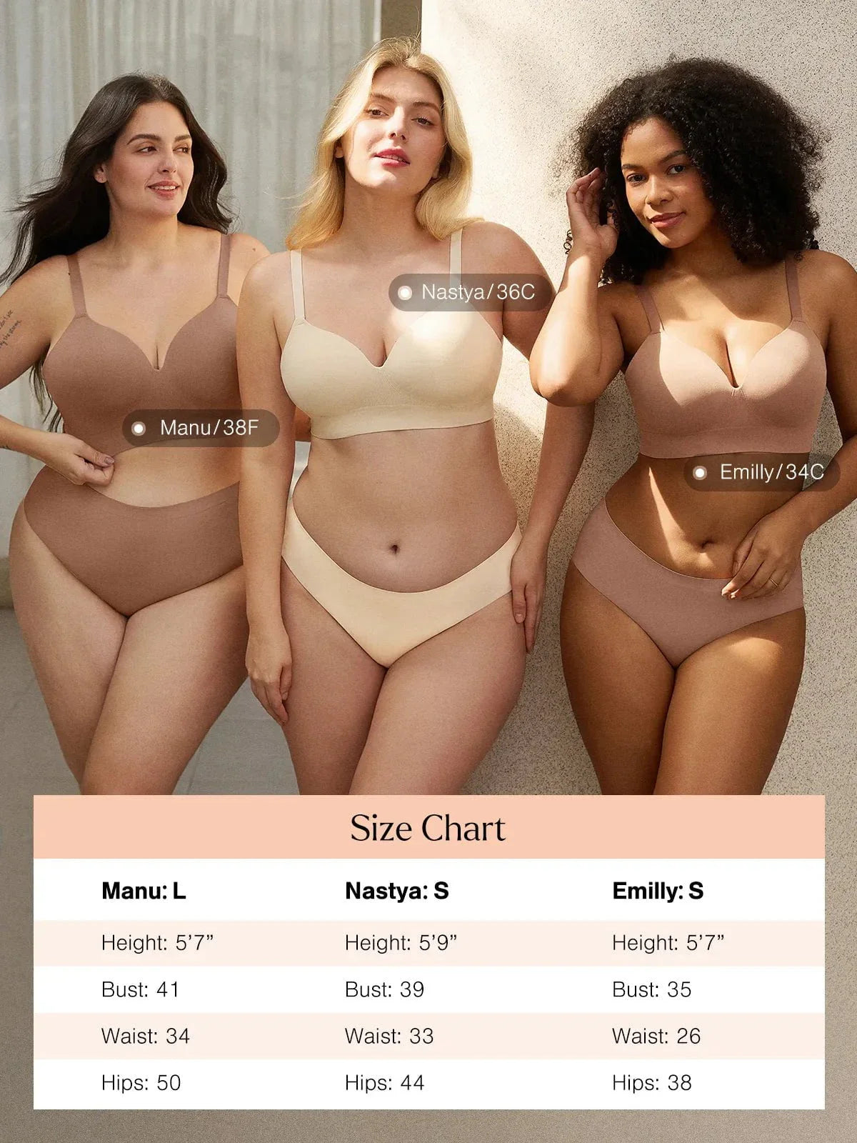 LUMINA – Naadloze Push-Up Bralette zonder Beugel