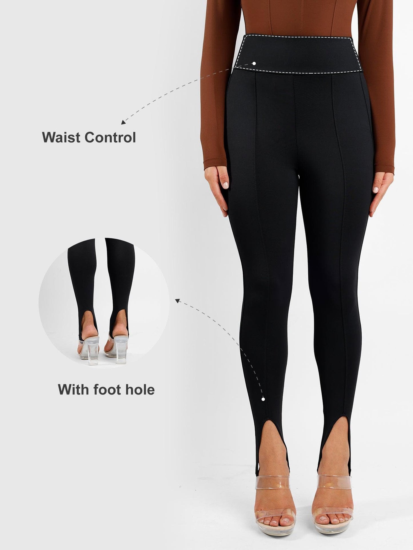 OPHELIA | Corrigerende Stirrup Leggings – High Rise