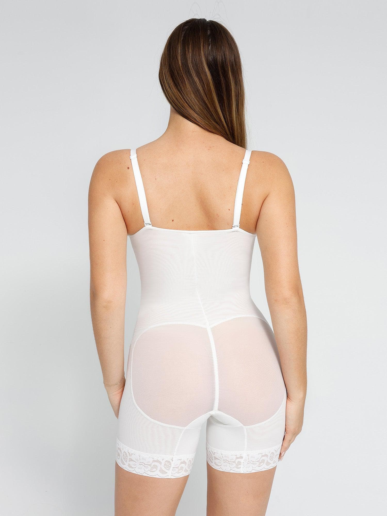 ELYSIA – Lace Bodysuit - LivingCurves Sexy Shaping Daily Outfits Kant Deep-V (valt klein) / Zwart / S