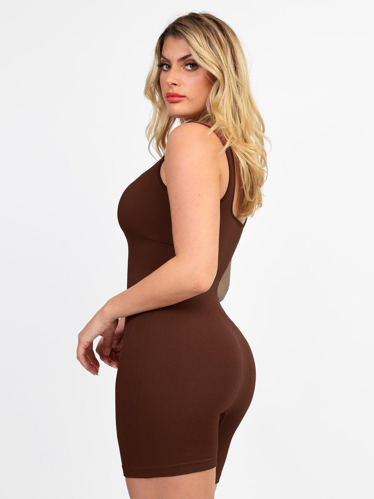 ANOUK | Naadloze Sport Romper met Square Neck