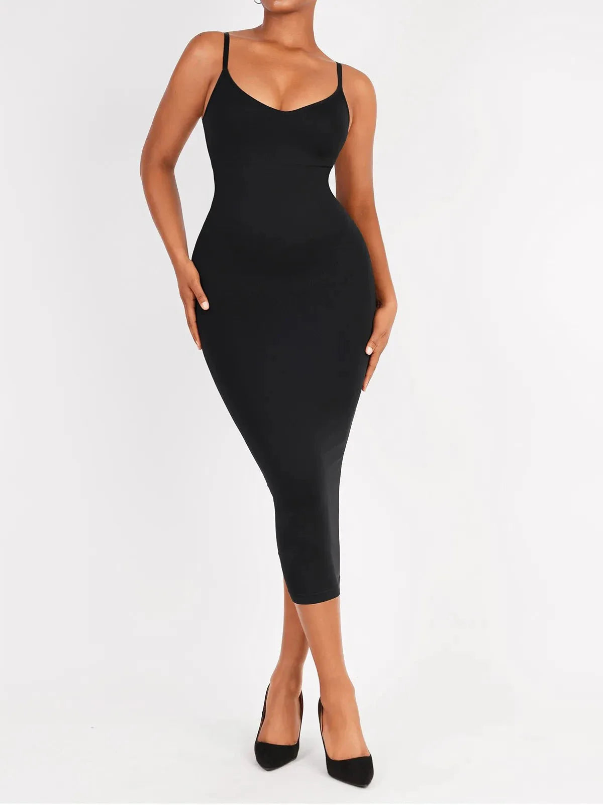 LIRIA – Eco Shaping V-Neck Dress