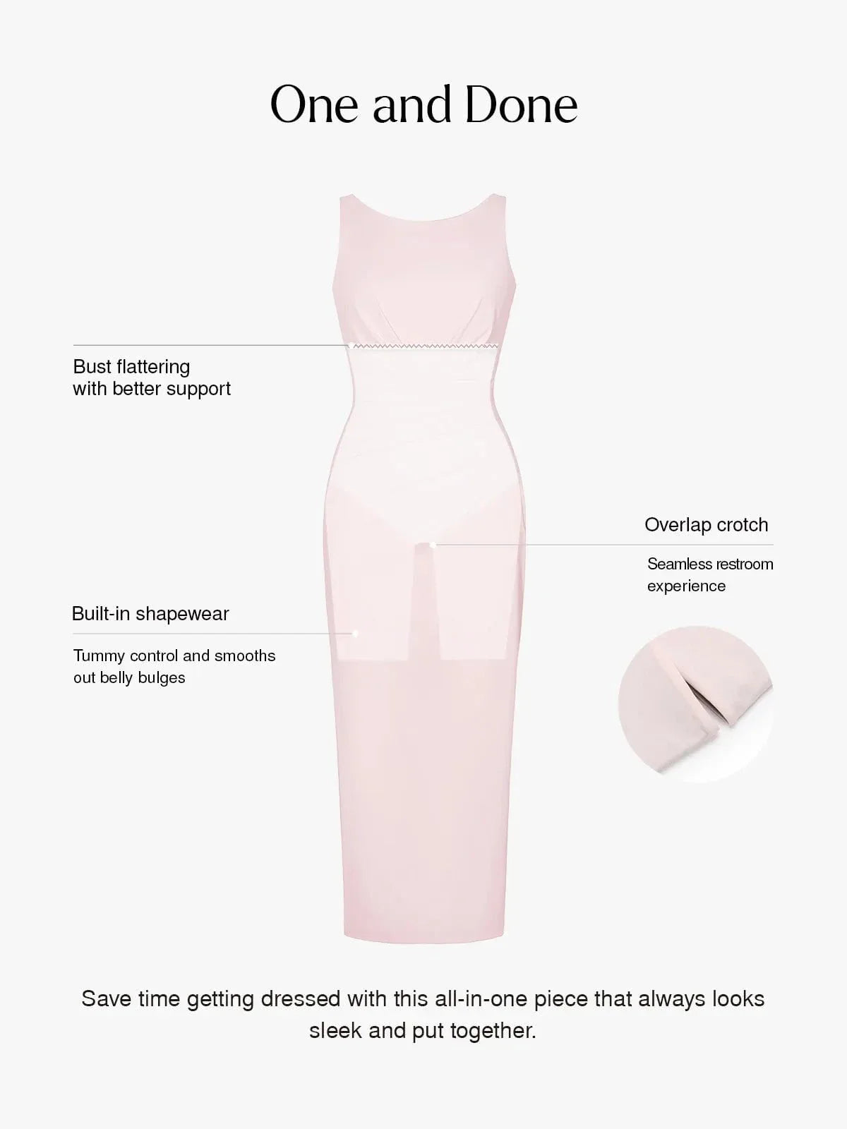 CAELIA – Shaping Boatneck Maxi Dress - LivingCurves Roze / XS