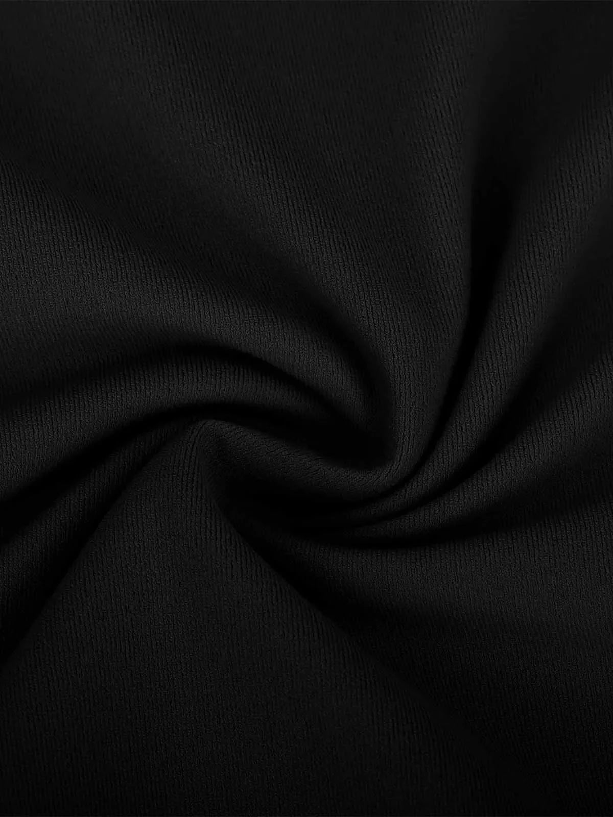 Shapewear Cloudsense Short Sleeve Crew-Neck Bodysuit - LivingCurves Soft Comfy Tops Body Shaper Black / S