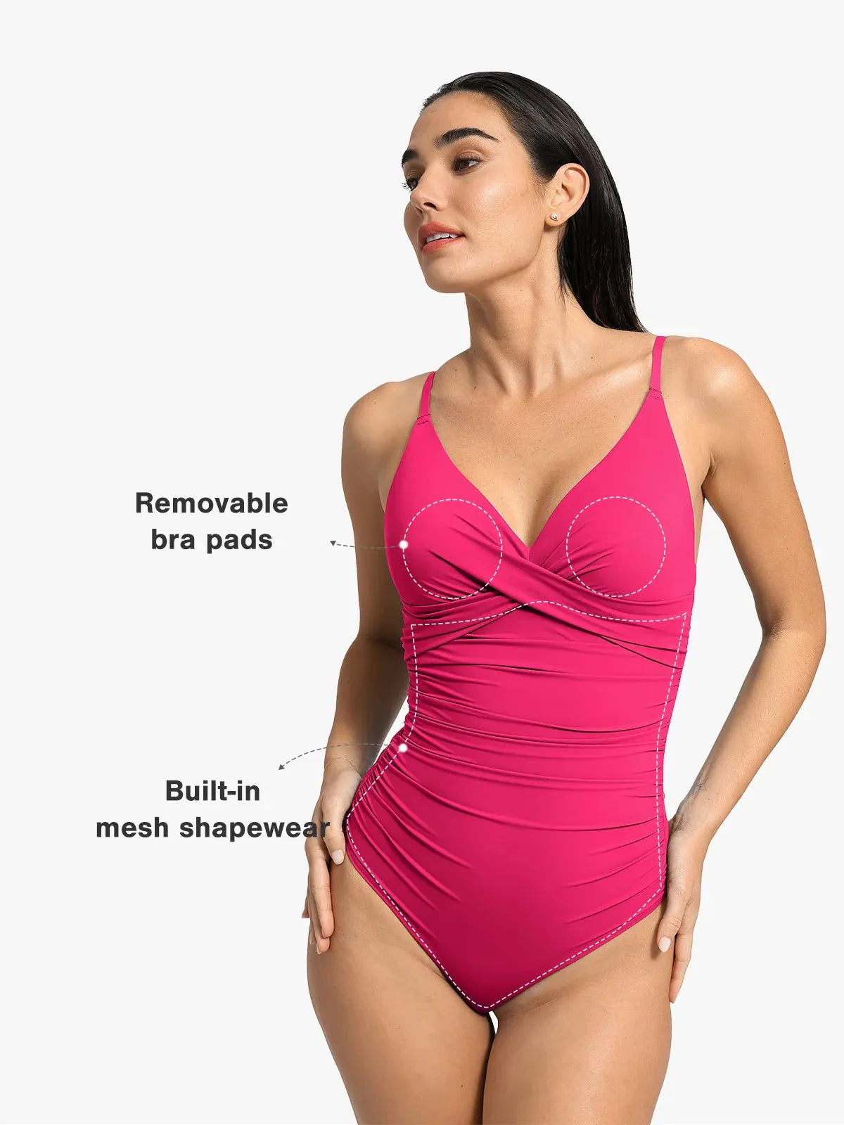 LANA – Shaping Badpak met Cross-Front