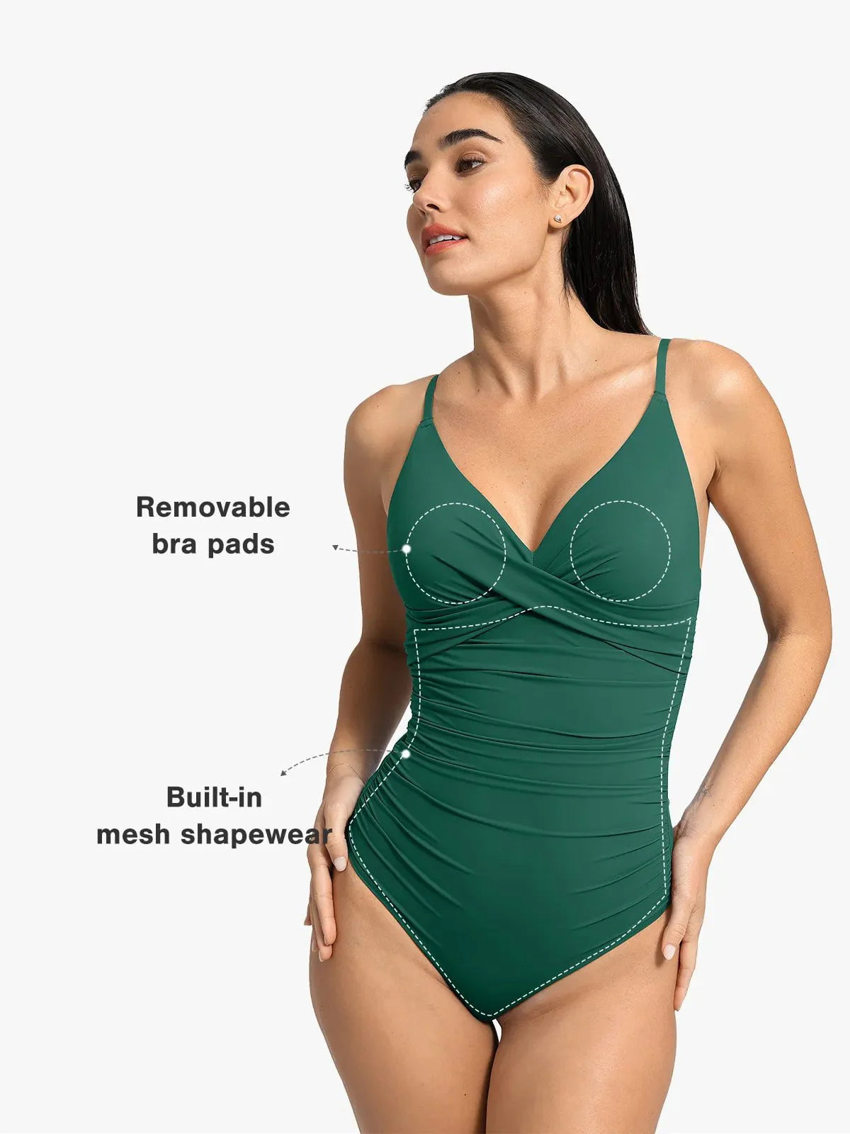 LANA – Shaping Badpak met Cross-Front