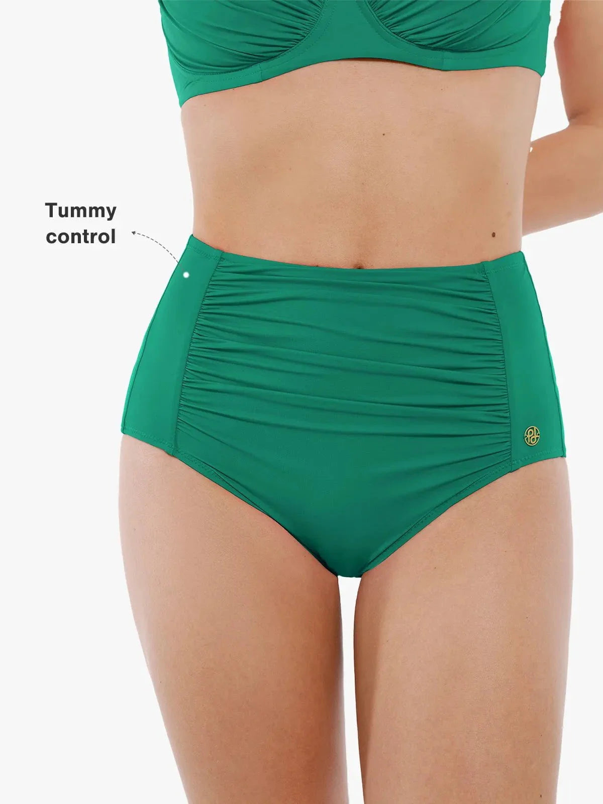 JUNGLESCULPT – High-Waisted Shaping Bikini Bottom