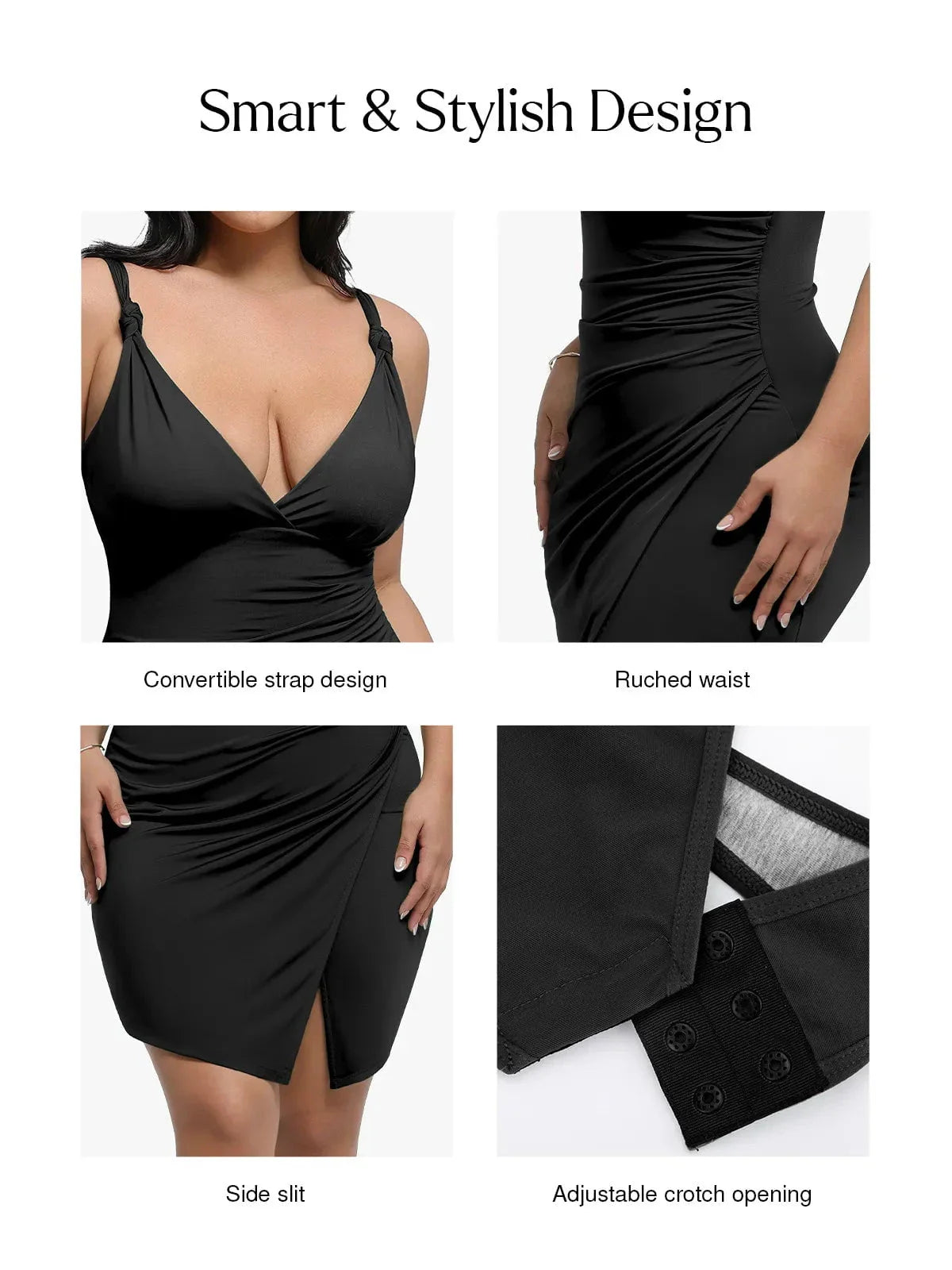 ARIA – Sculpting Side Slit Mini Dress