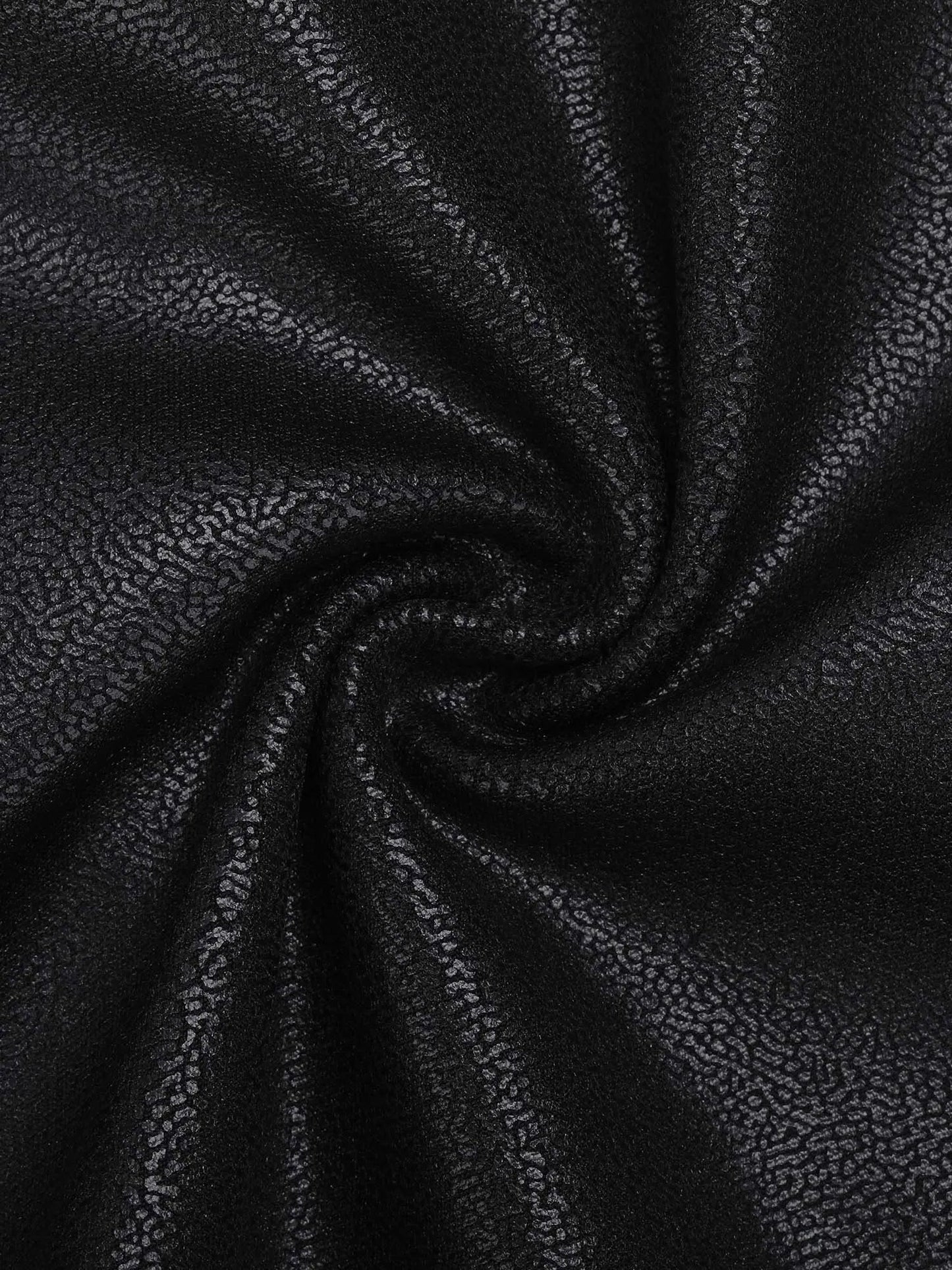 RAYNA – Faux Leather Zip Dress