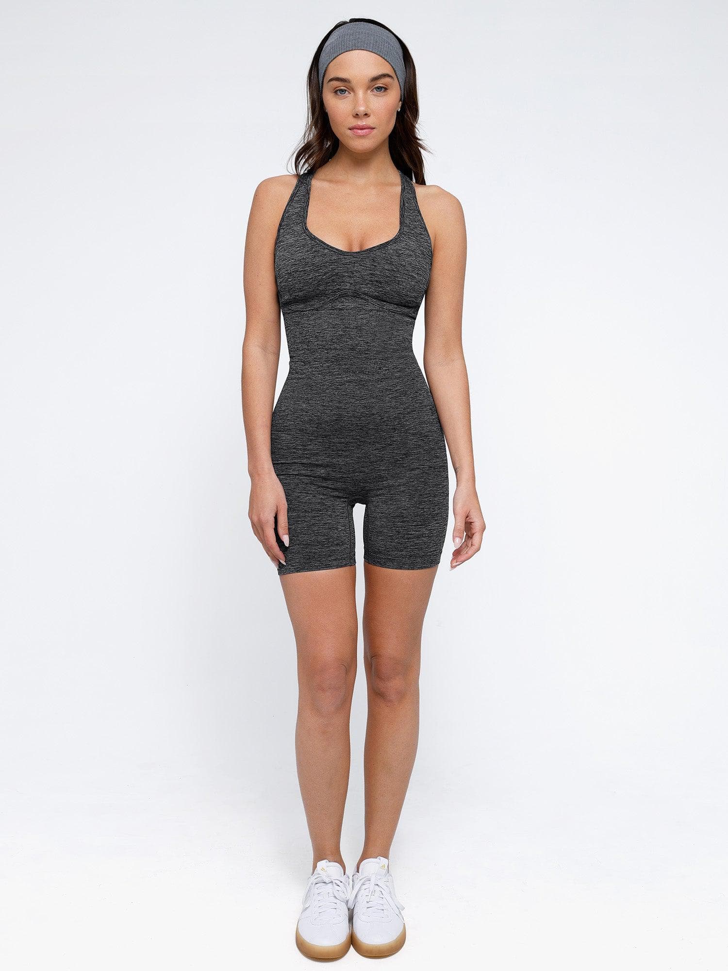 ALINA | Naadloze Sport Romper met Crossback