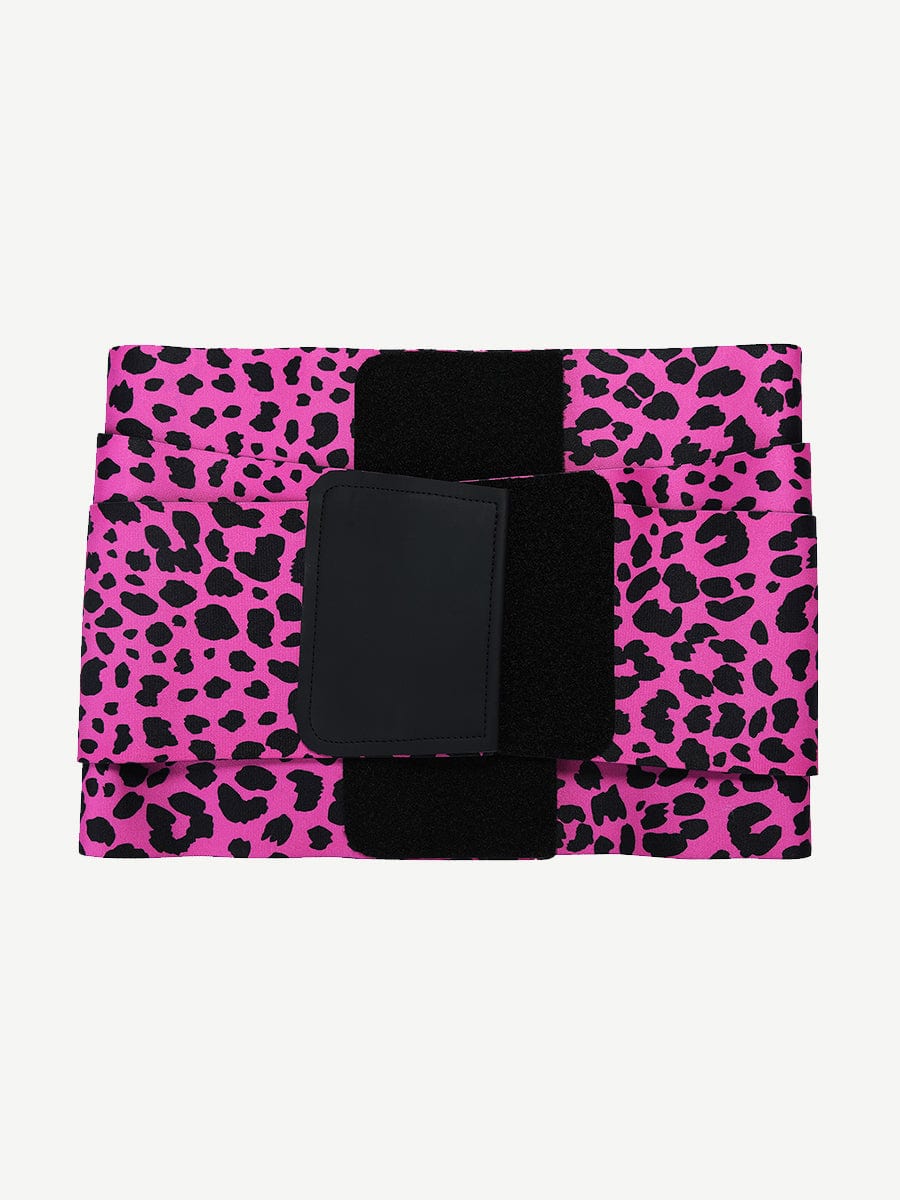 ORINE – Sauna Waist Trainer met 5 Stalen Banden - LivingCurves Waist Trainer Regular Style / Roze/Zwart / XS